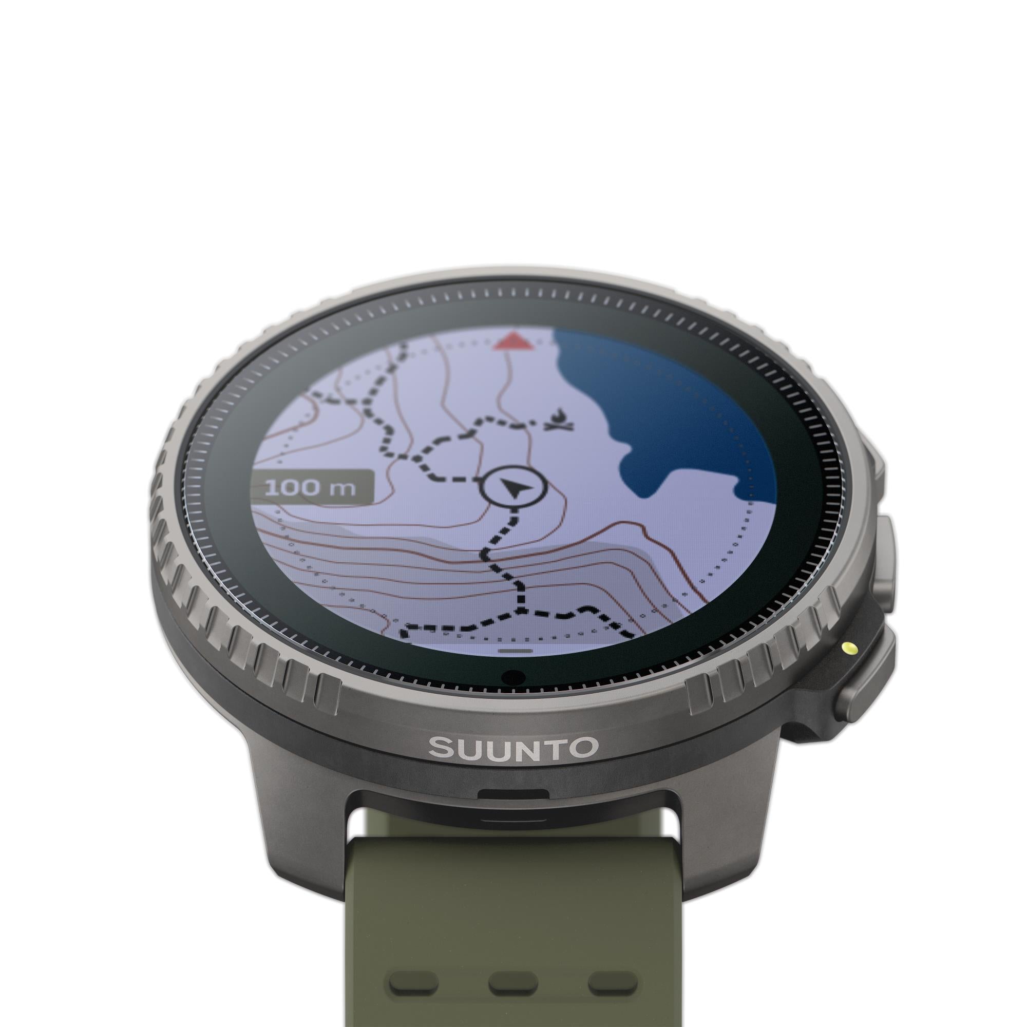 Suunto SS050859000 Vertical Titanium Digital Smart Watch