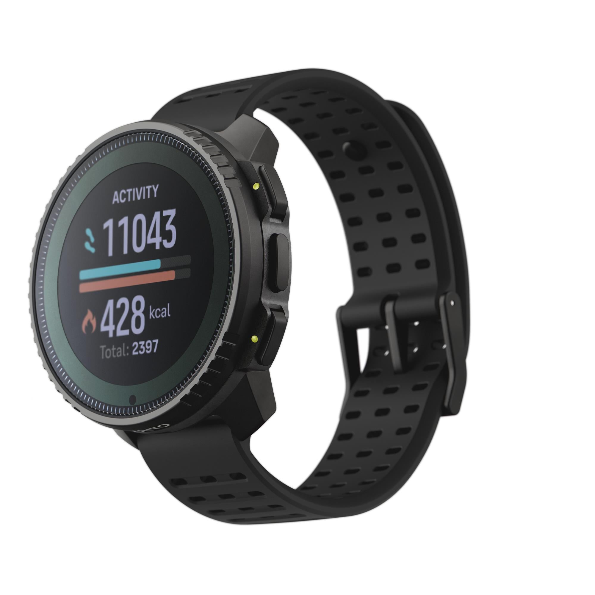 Suunto SS050978000 Vertical Solar All Black Digital Smart Watch