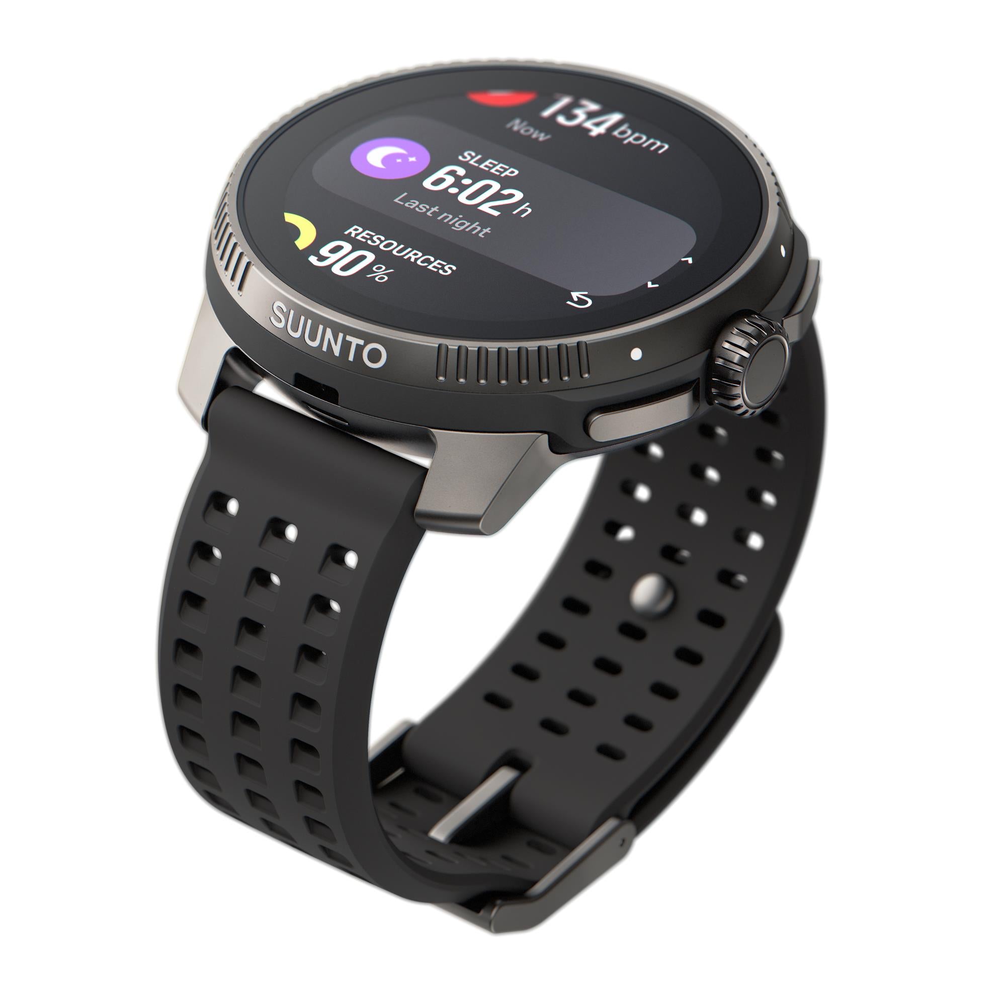 Suunto SS050932000 Race Titanium Charcoal Digital Smart Watch