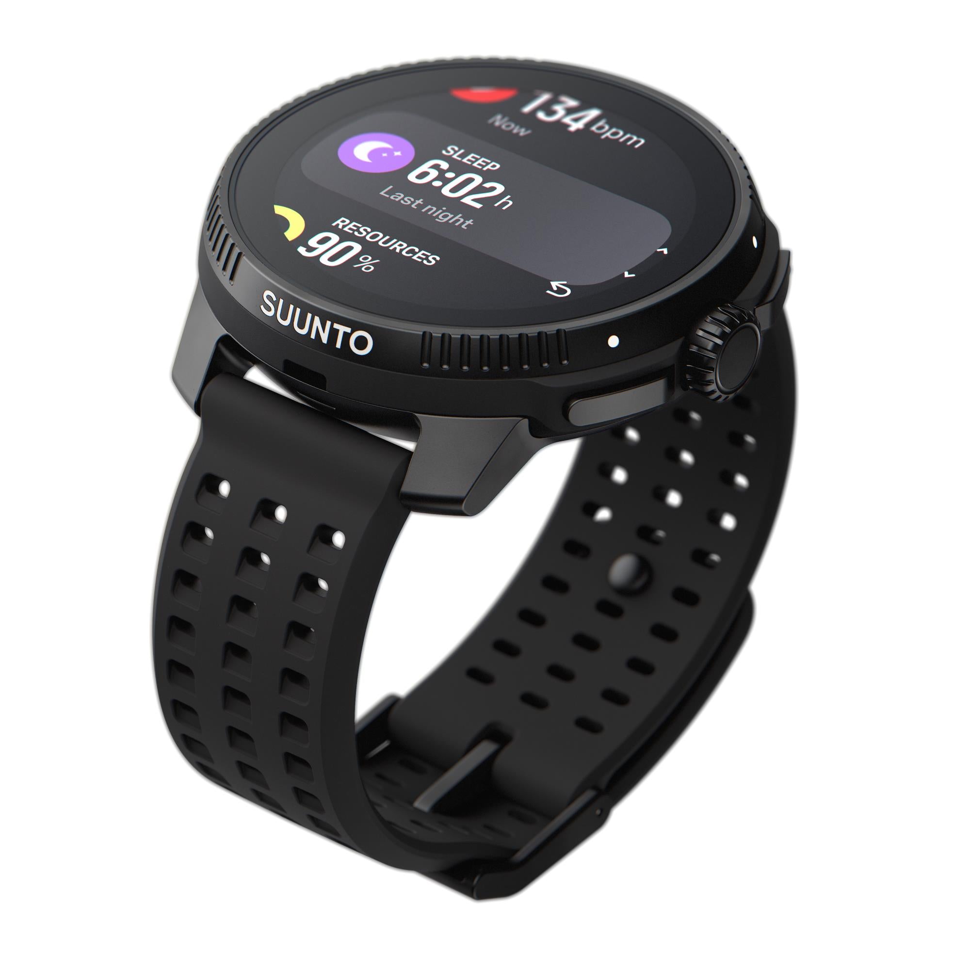 Suunto Race All Black Digital Silicone Smart Watch SS050929000