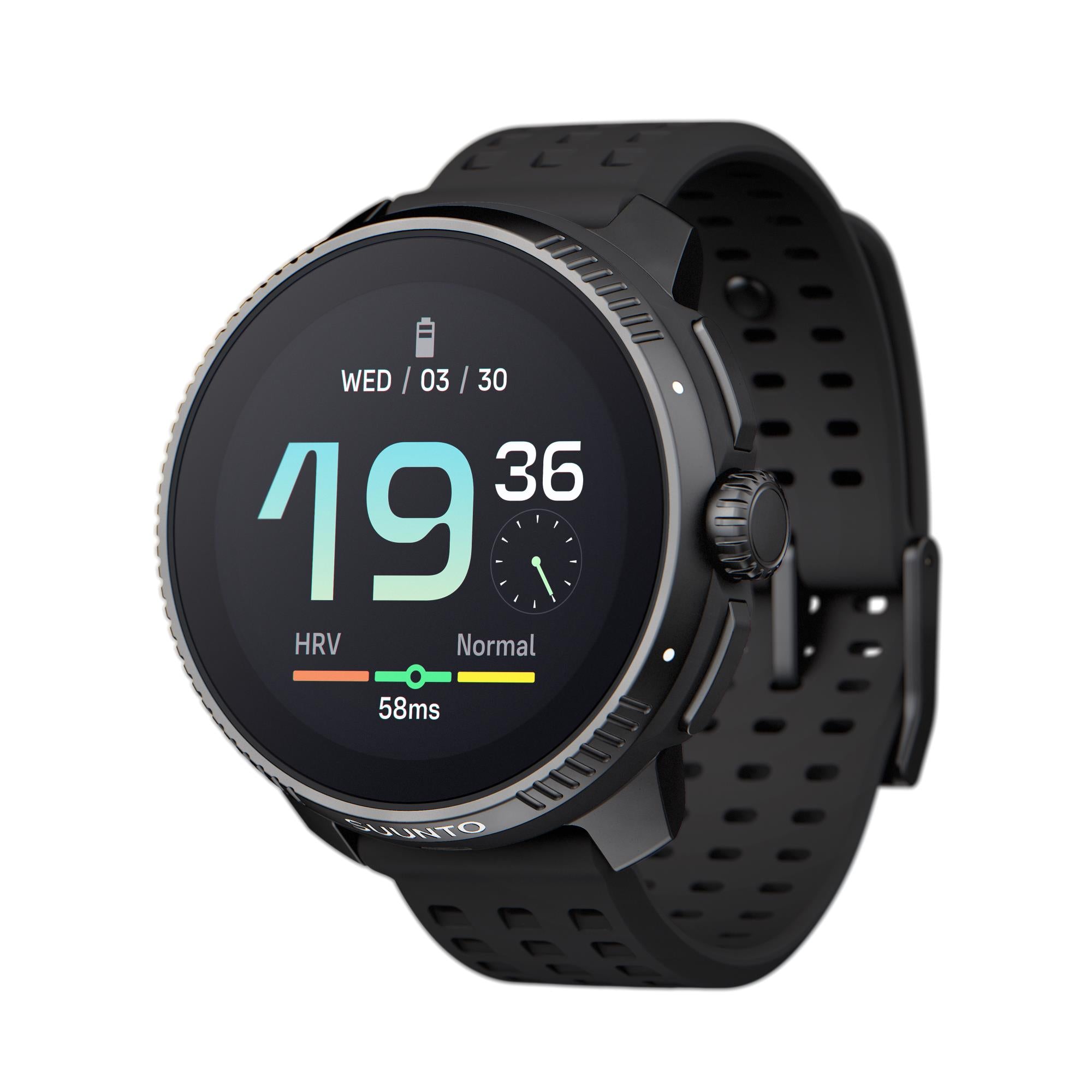 Suunto Race All Black Digital Silicone Smart Watch SS050929000