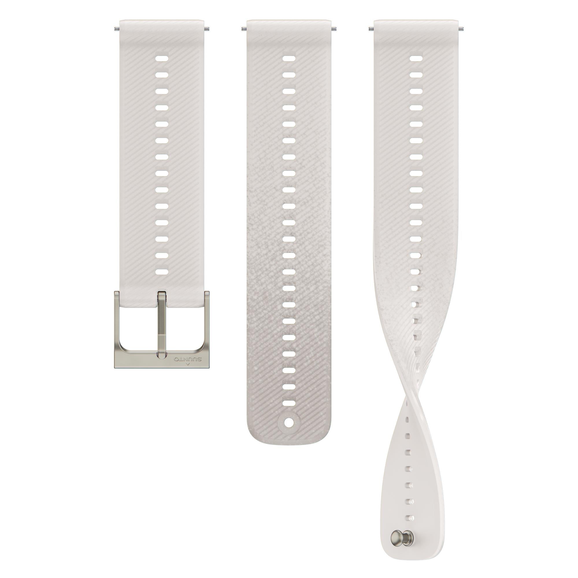 Suunto SS051072000 Athletic Powder Gray 6 Silicone Watch Strap