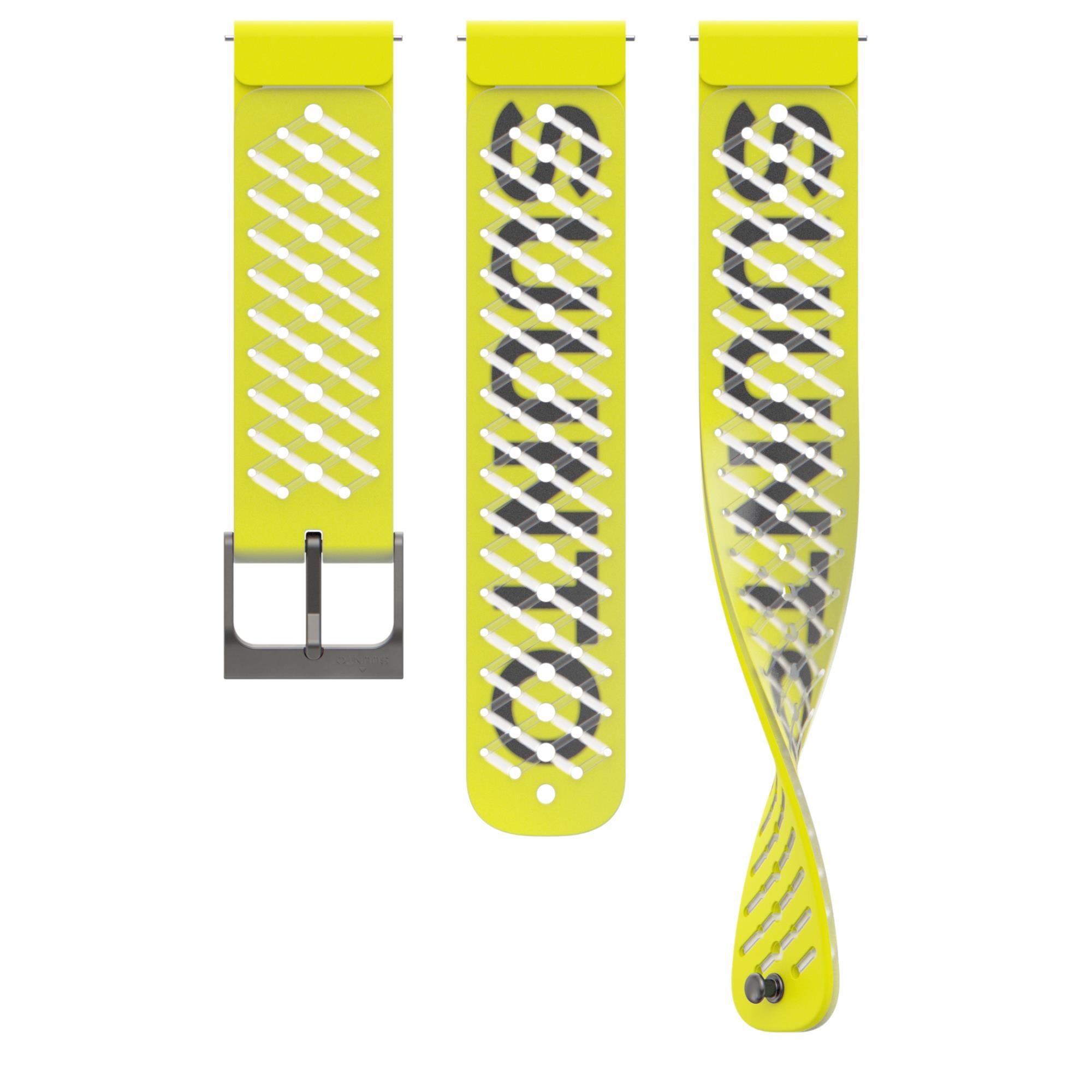 Suunto SS050963000 Athletic Lemon Yellow 5 Silicone Watch Strap