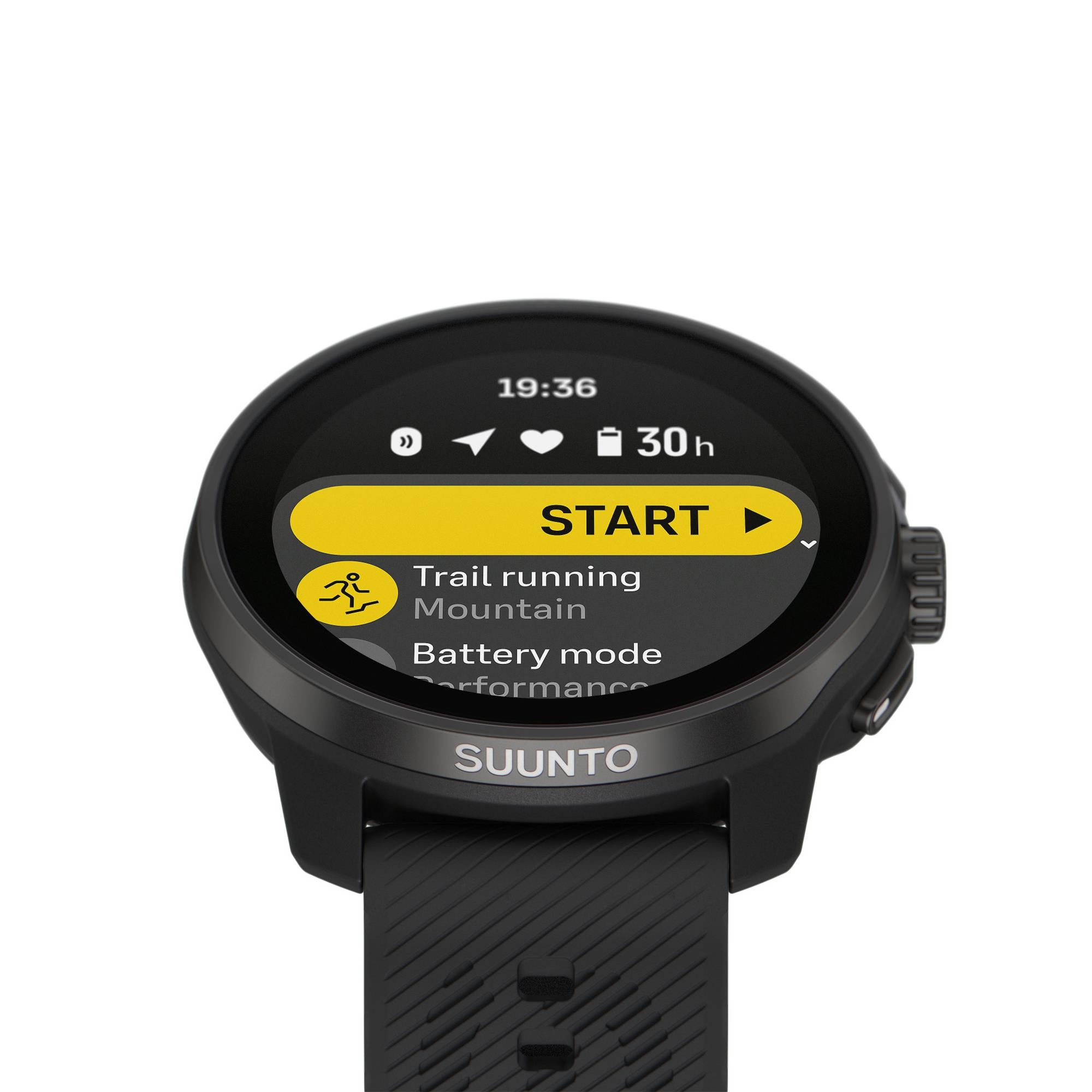 Suunto Race S All Black AMOLED Digital Silikon Smart Fitness Uhr SS051013000