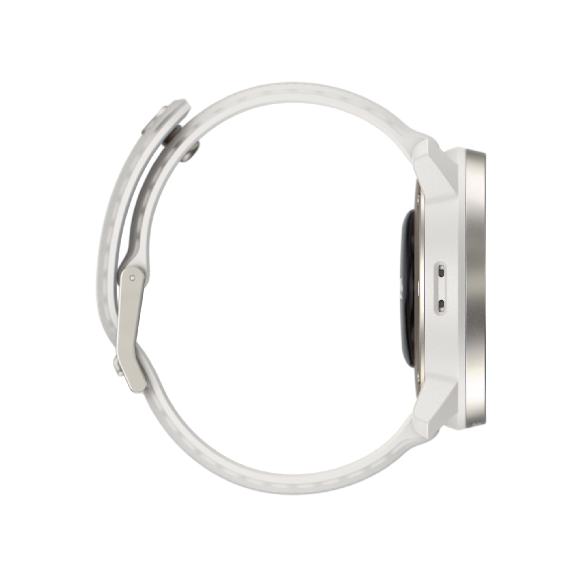 Suunto Race S Powder Gray AMOLED Digital Silicone Strap Smart Fitness Watch SS051017000