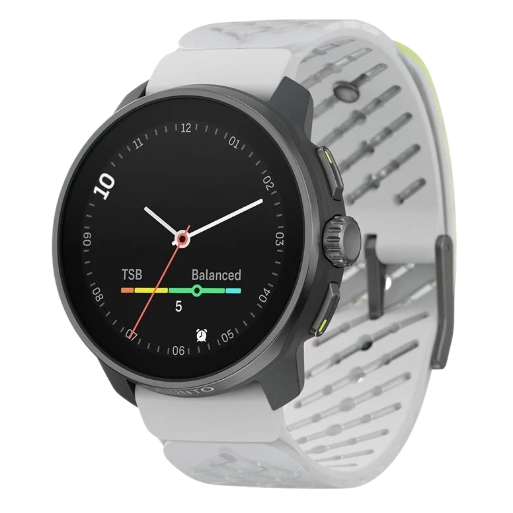 Suunto Race S Titanium Canary AMOLED Digital Silicone Smart Fitness Watch SS051105000