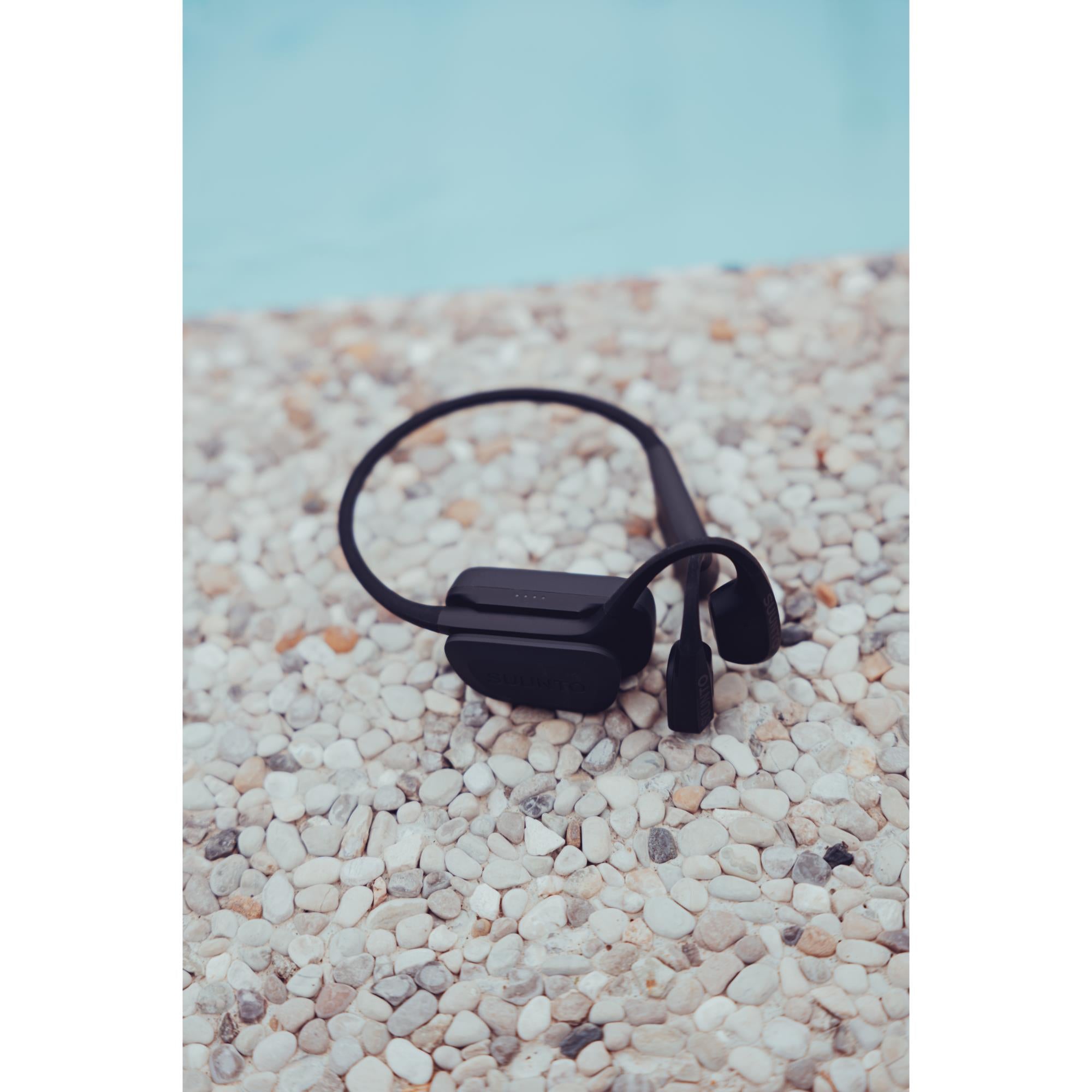 Suunto SS051023000 Aqua Black Sports Open-Ear Wireless Headphones