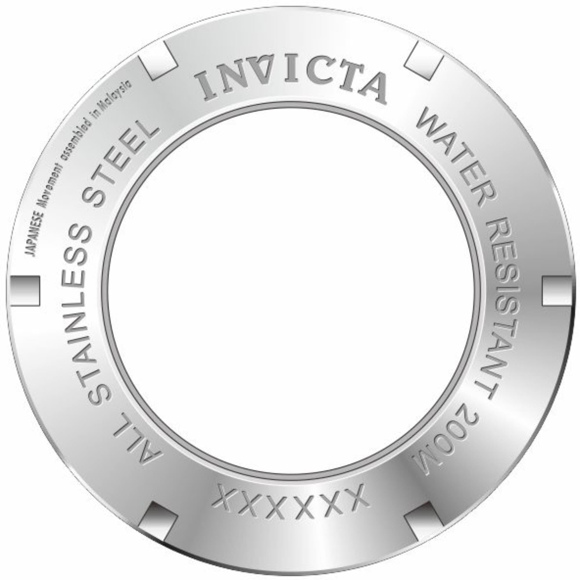 Invicta Pro Diver Automatik Schwarzes Zifferblatt Stahlarmband Herrenarmbanduhr 35854