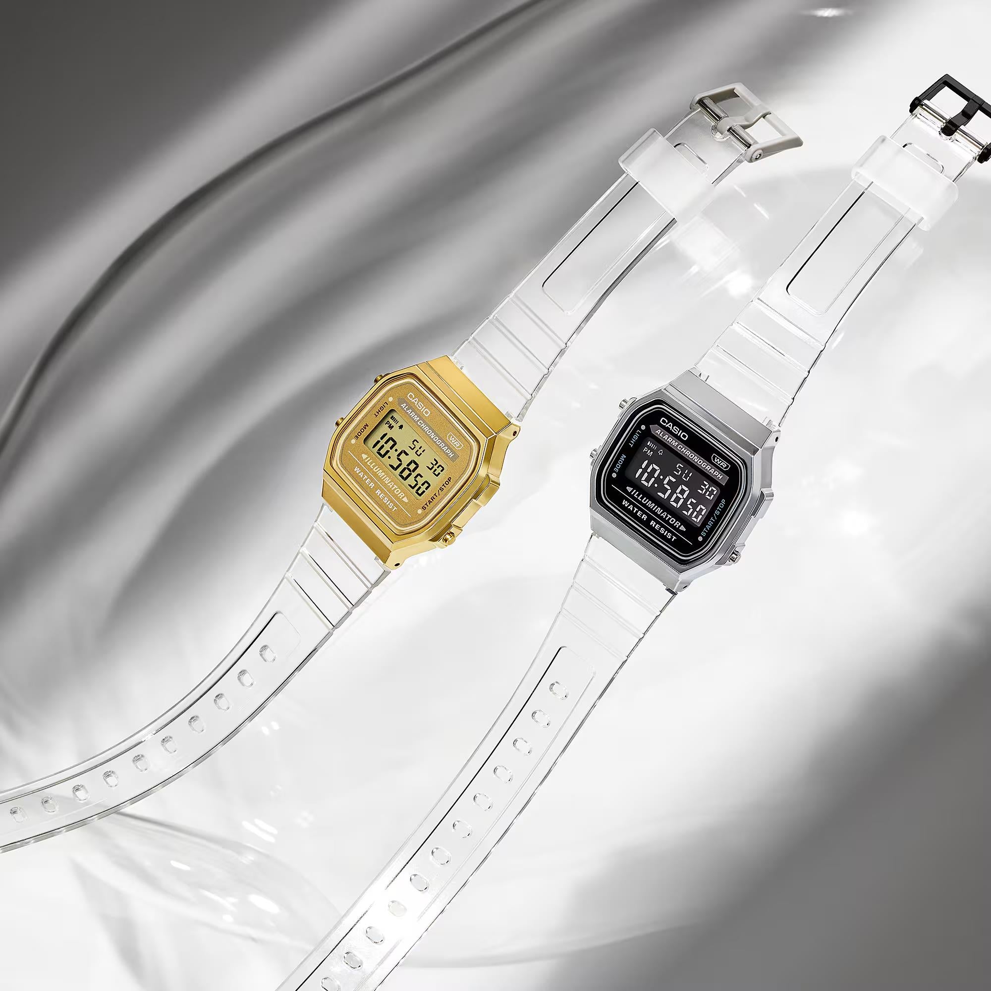 Casio Vintage Quartz Digital Resin Strap Watch A168XES-1BEF