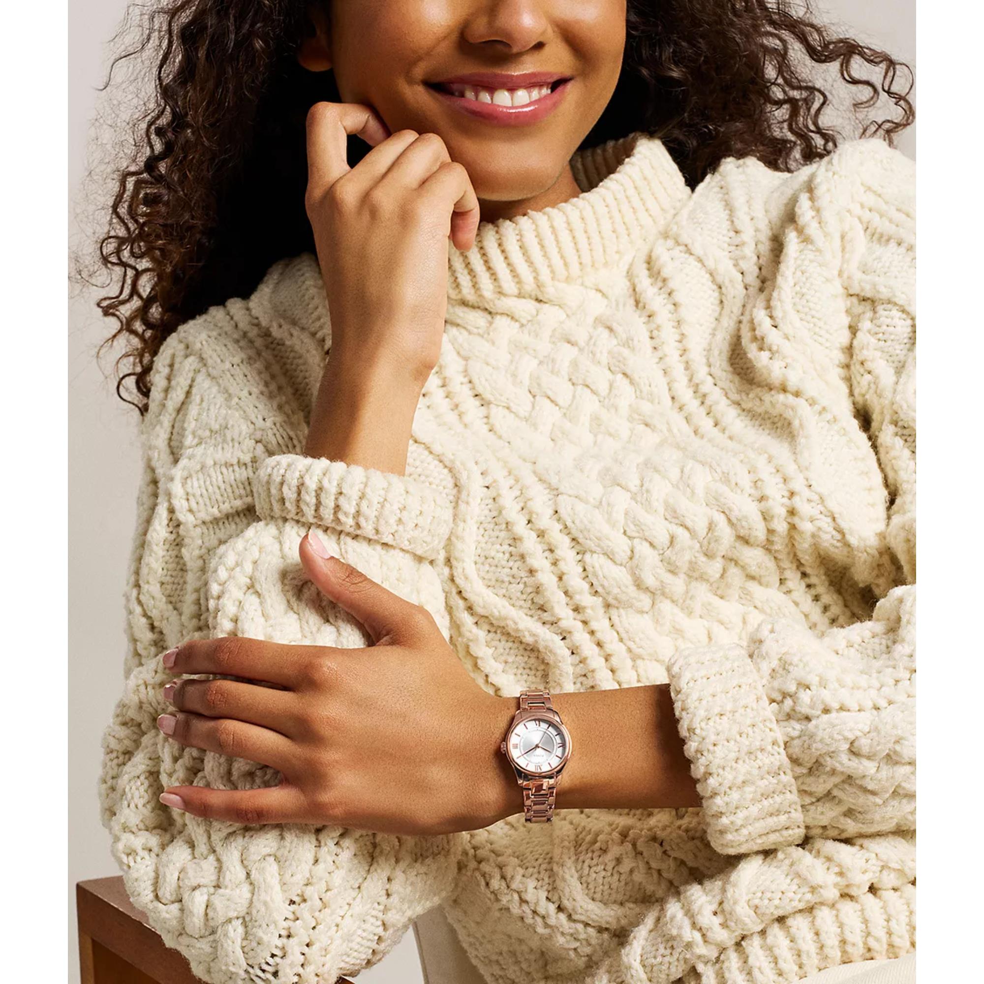 Fossil ES5420 Gilmore Quartz Silver Dial Women's Watch
