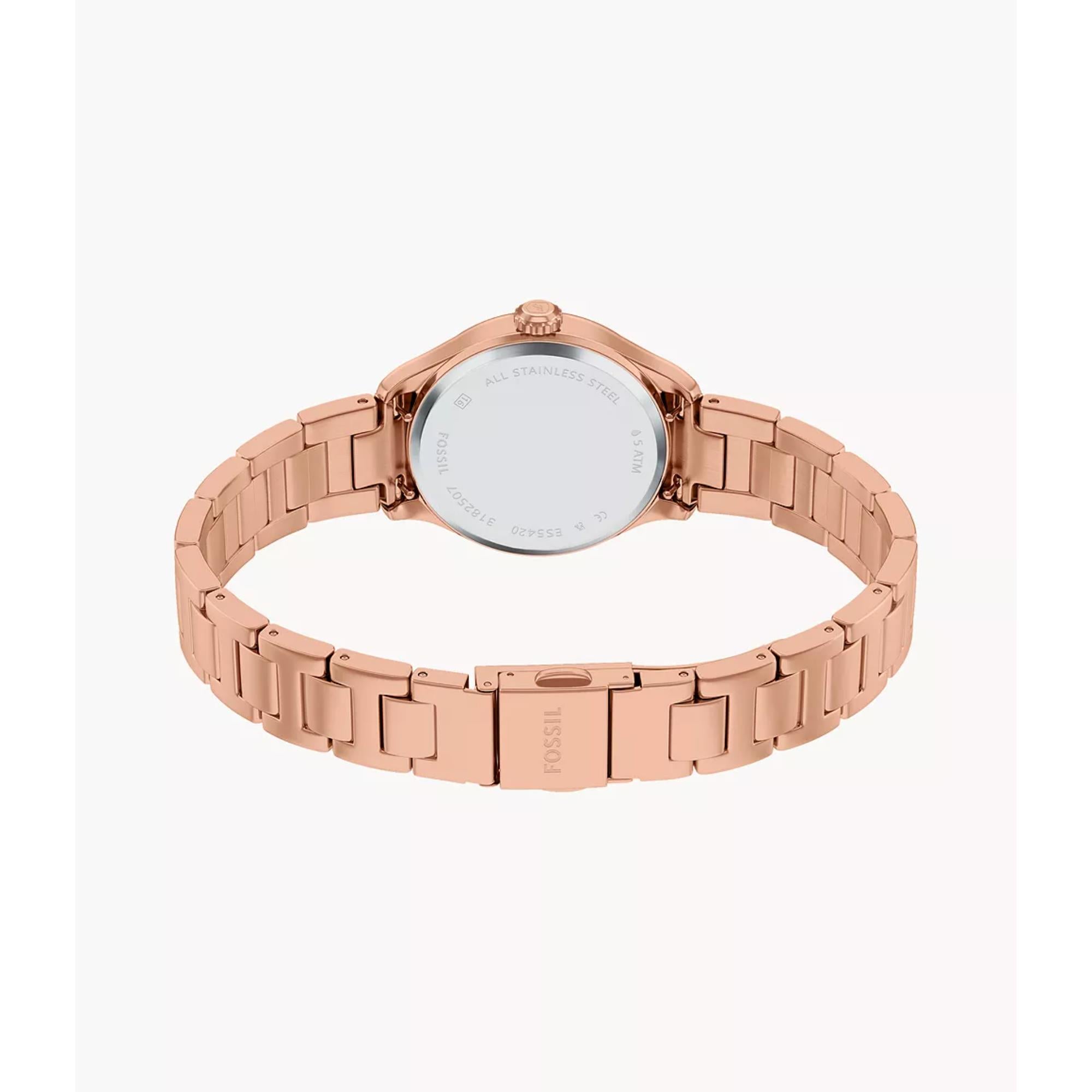Fossil ES5420 Gilmore Quartz Silver Dial Women's Watch