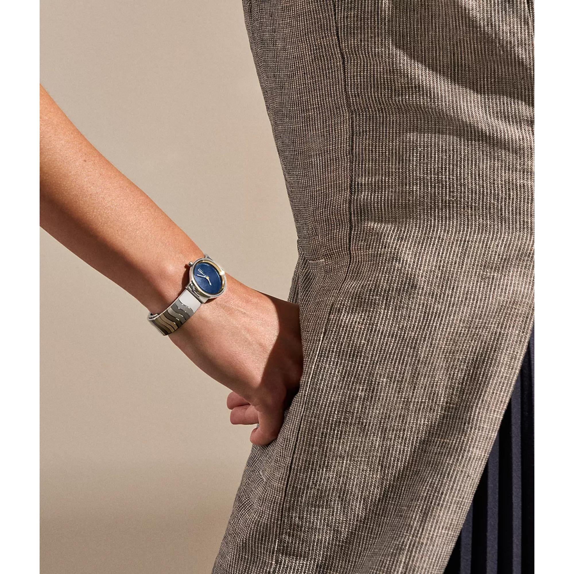 Skagen Freja Lille Quartz  Blue Dial Steel Strap Women's Watch SKW3171