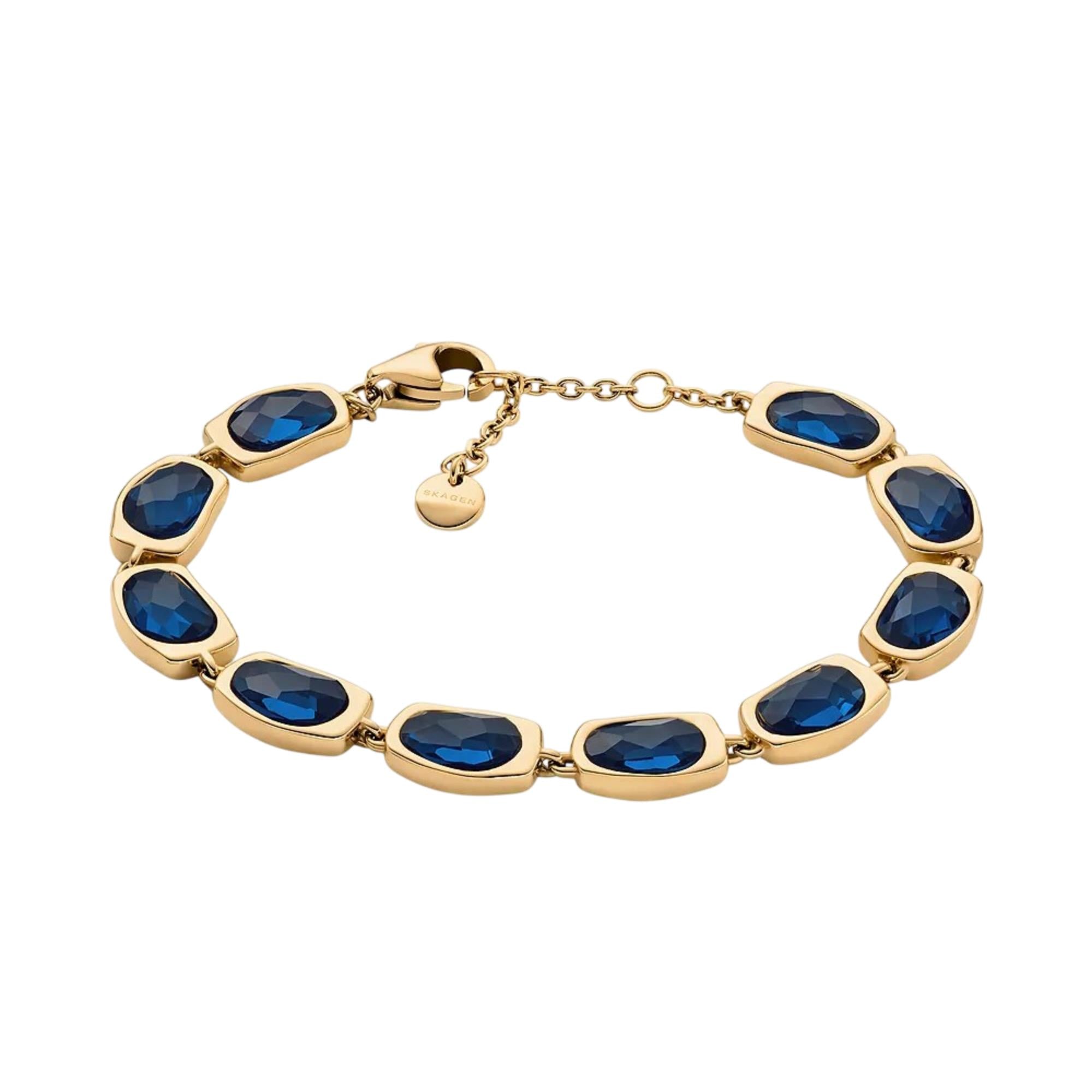 Skagen SKJ1888710 Sofie Sea Glass Gold-Tone Women's Bracelet