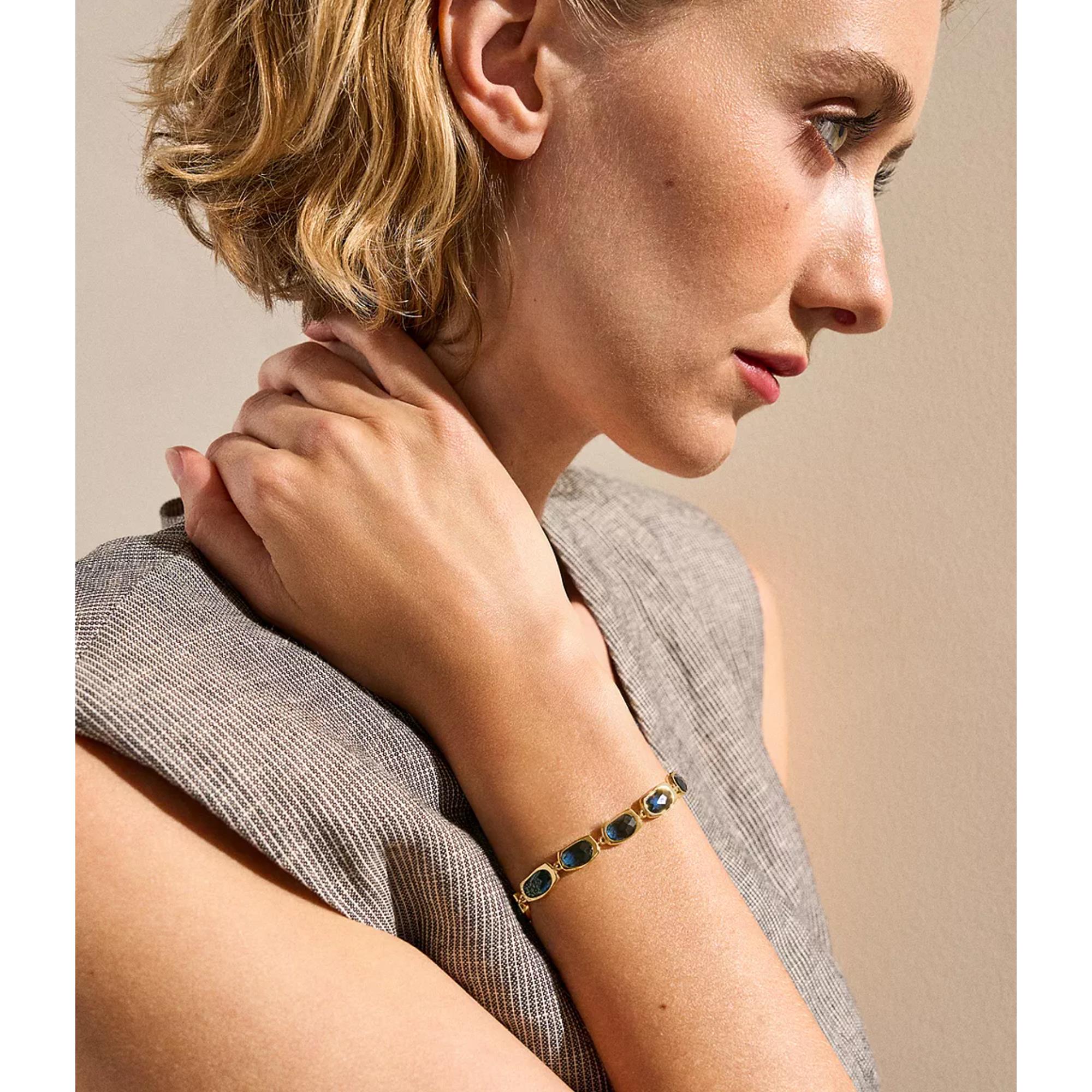 Skagen SKJ1888710 Sofie Sea Glass Gold-Tone Women's Bracelet