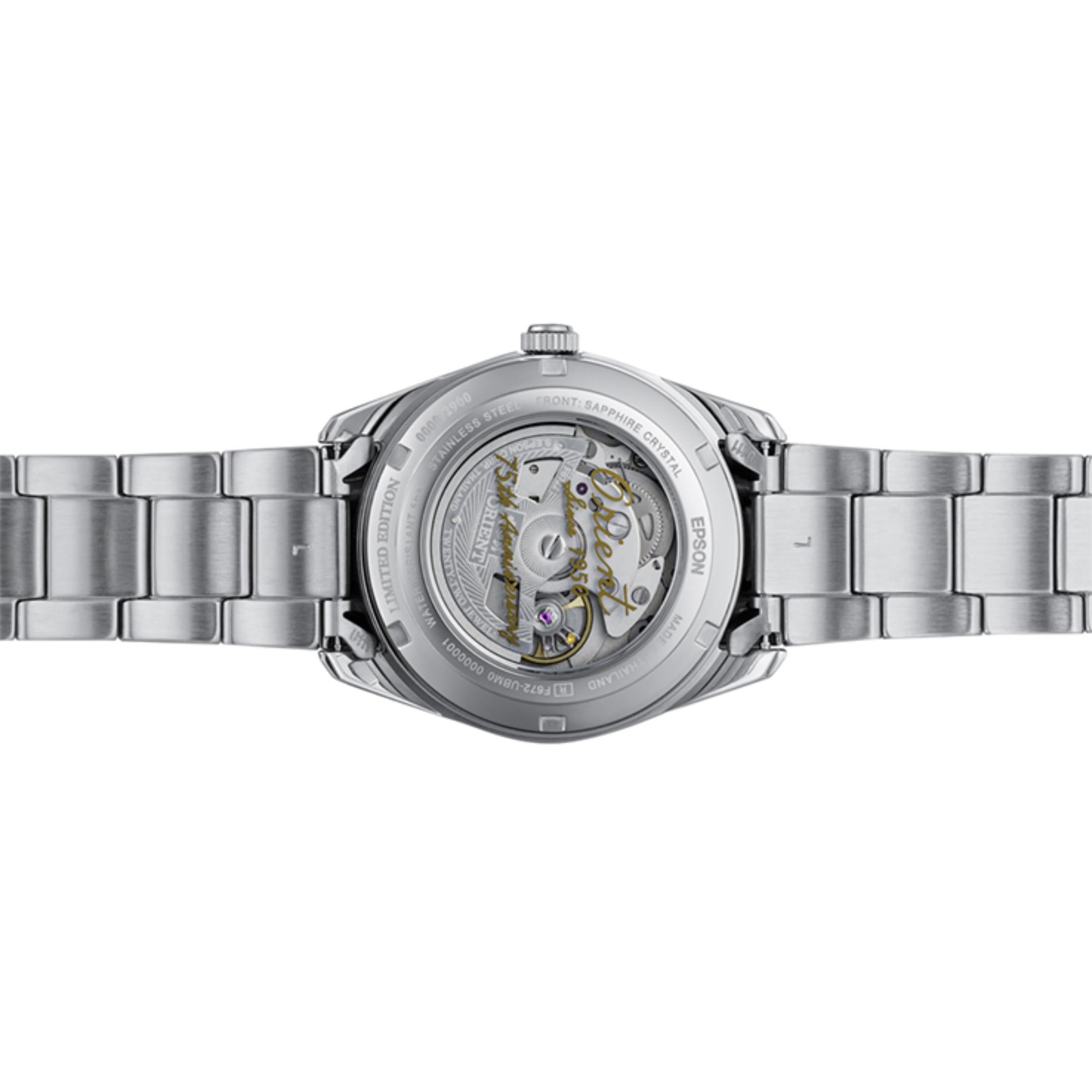 Orient RA-AC0R04N30B Stretto 75th Anniversary Grey Dial Limited Watch