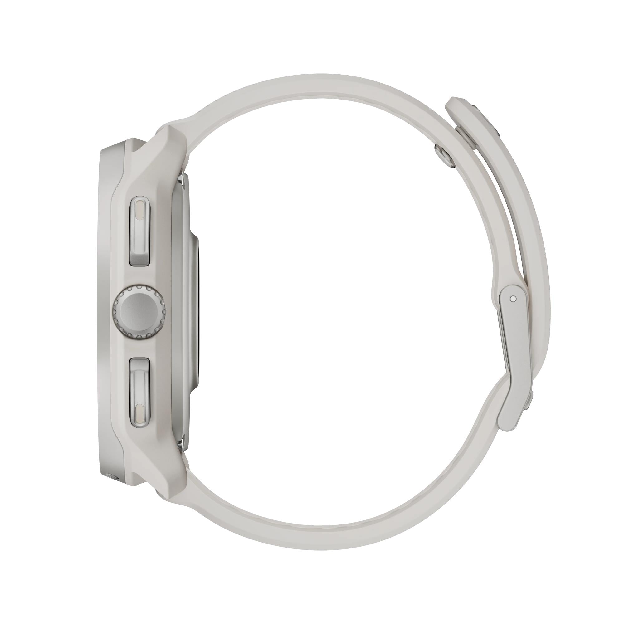 Suunto Race 2 Feather Gray AMOLED Digital Silikonarmband Smart Fitness Uhr SS051201000