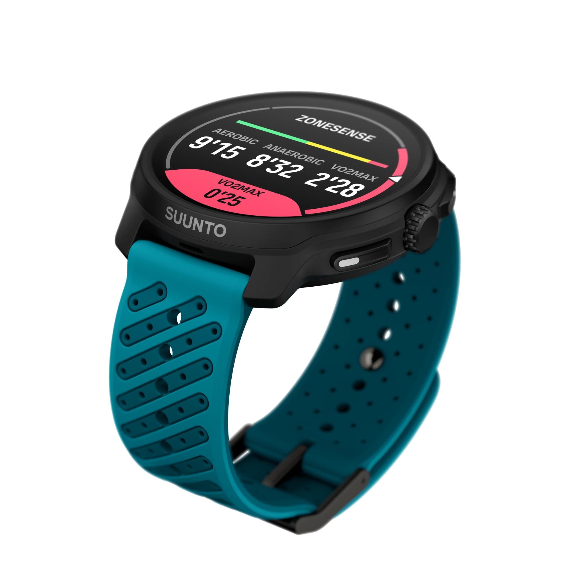 Suunto SS051242000 Race 2 Wave Blue AMOLED Digital Smart Fitness Watch