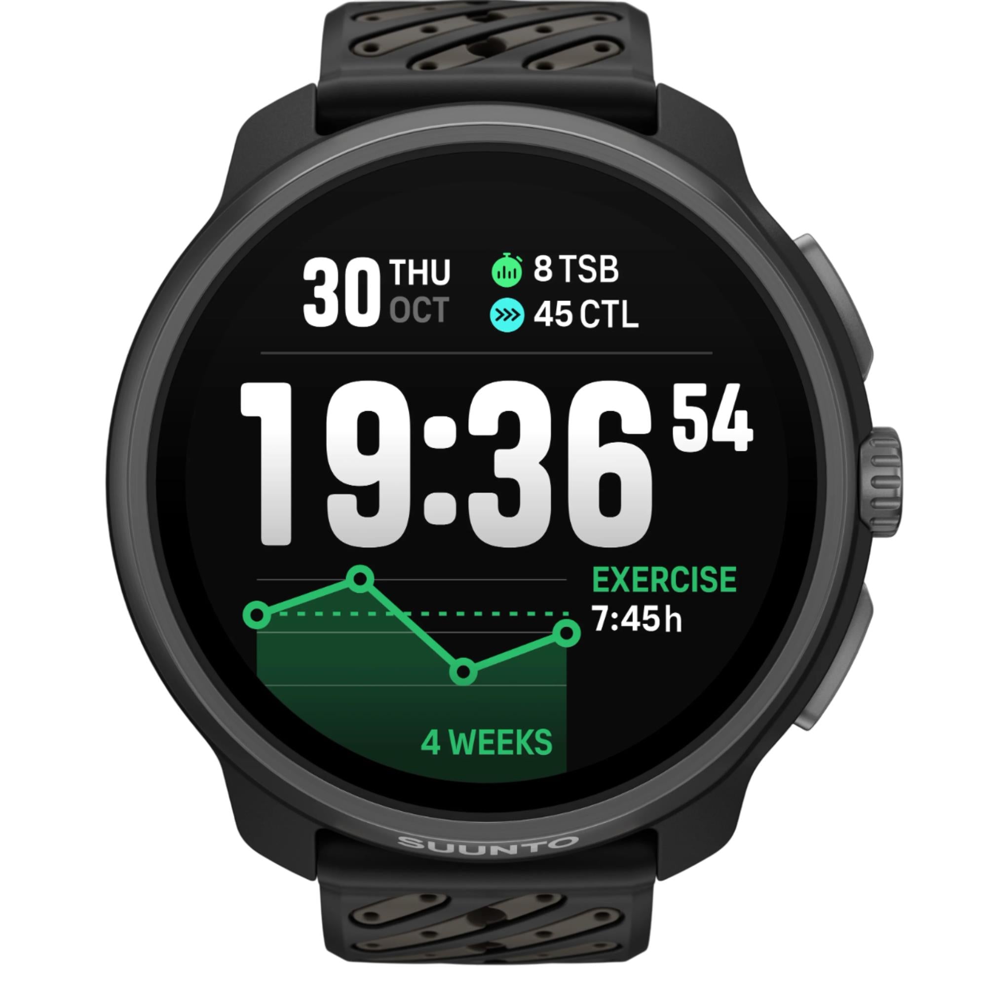 Suunto SS051202000 Race 2 Titanium Black AMOLED Digital Smart Watch