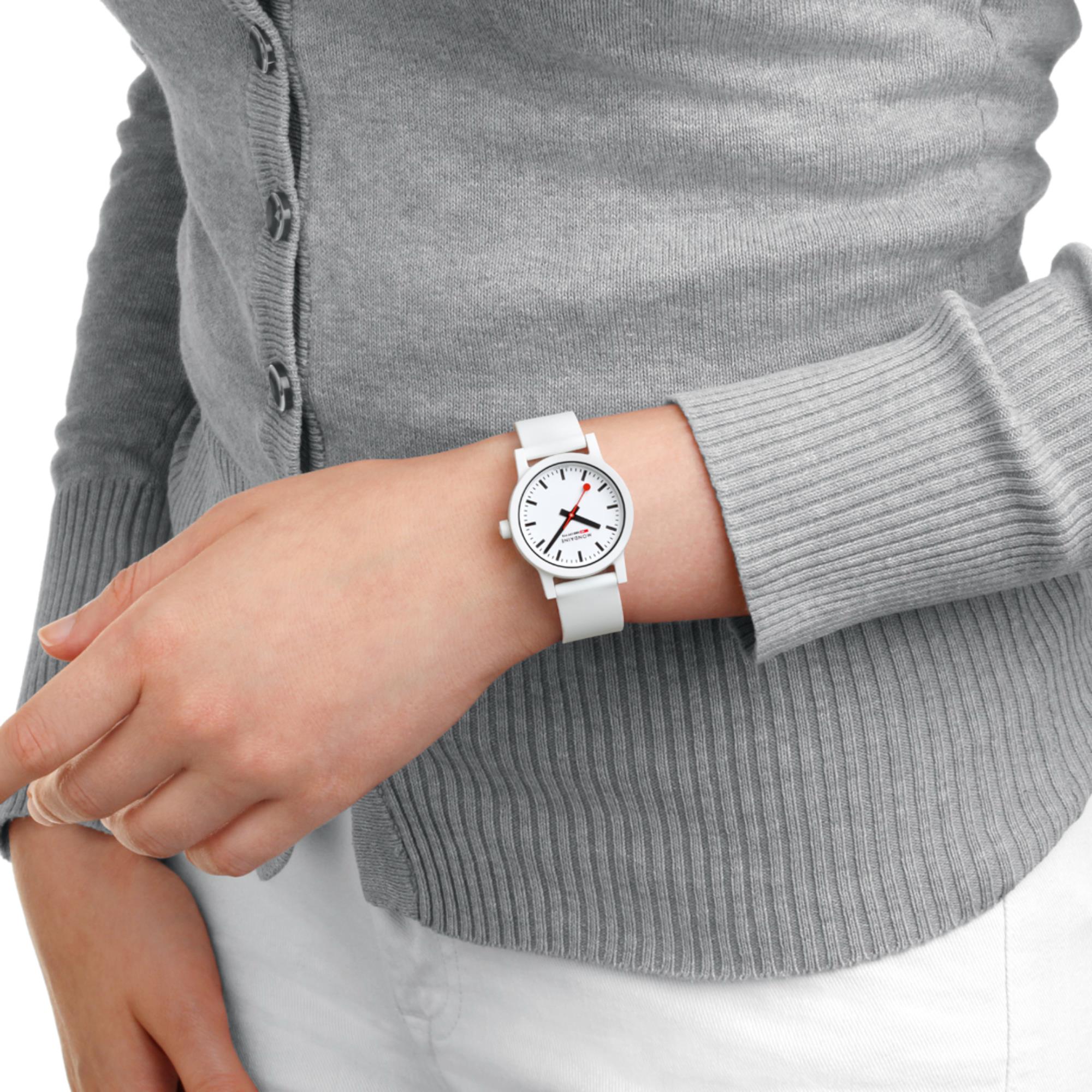 Mondaine MS1.32110.RA Essence Quartz White Dial Women's Watch