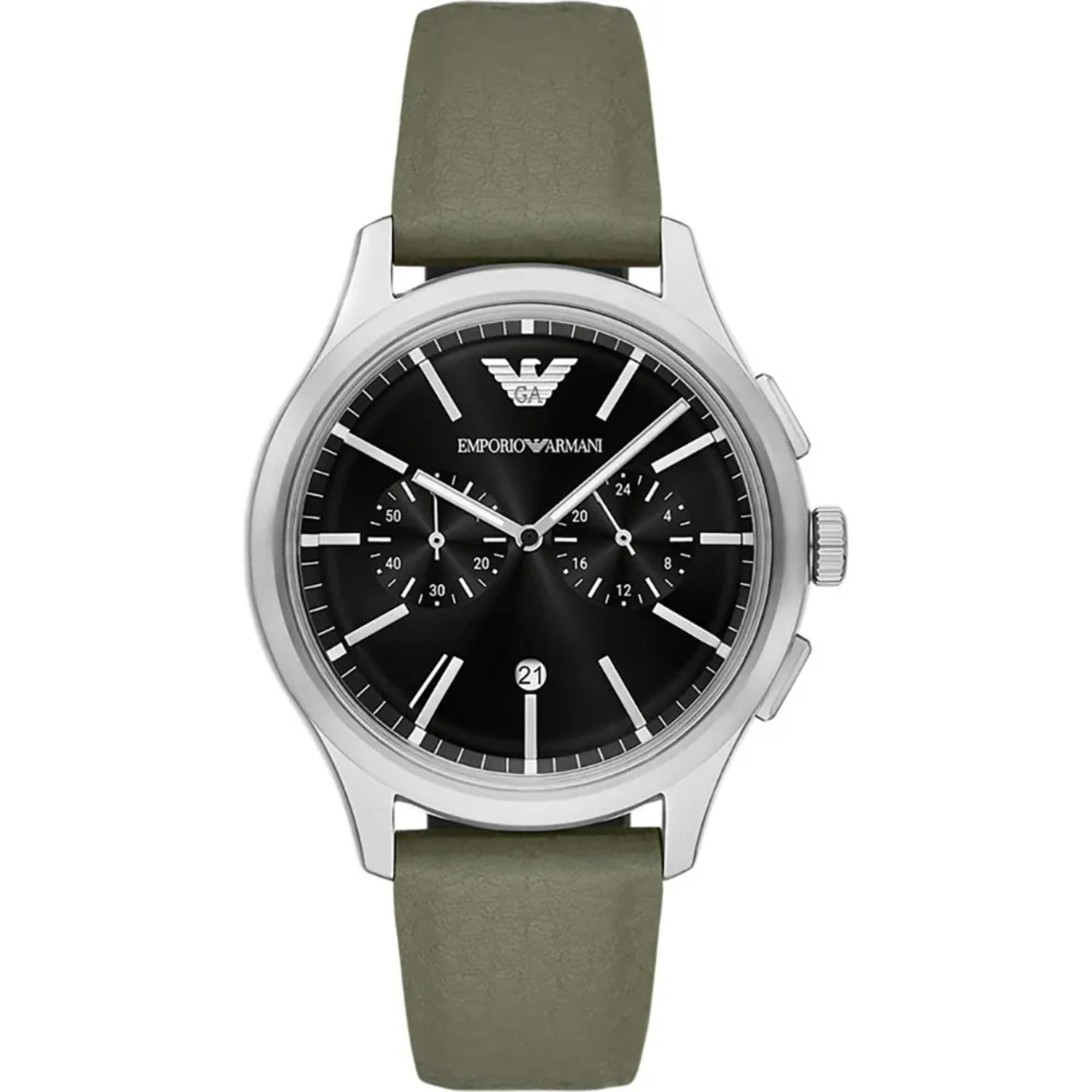 Emporio Armani Dario Chronograph Black Dial Men's Watch AR11693