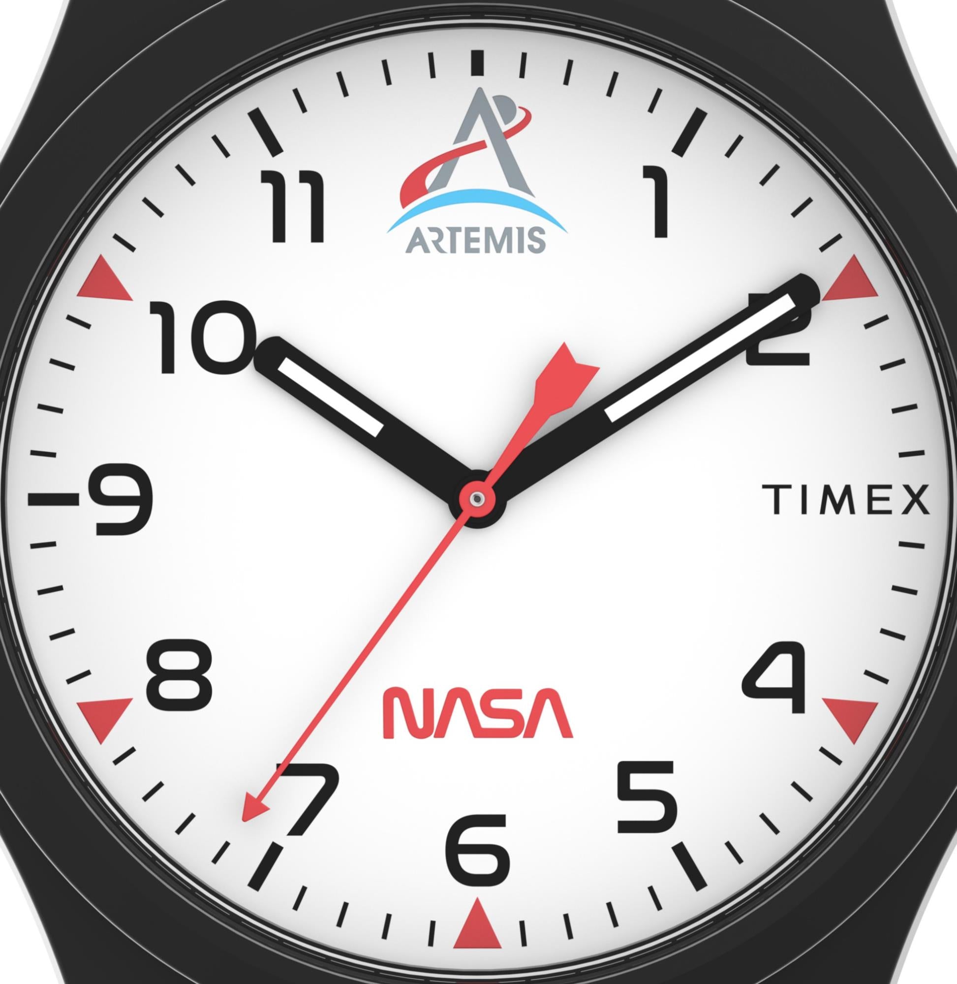 Timex Main Street 40mm White Dial Silicone Quartz Watch TW2Y13000