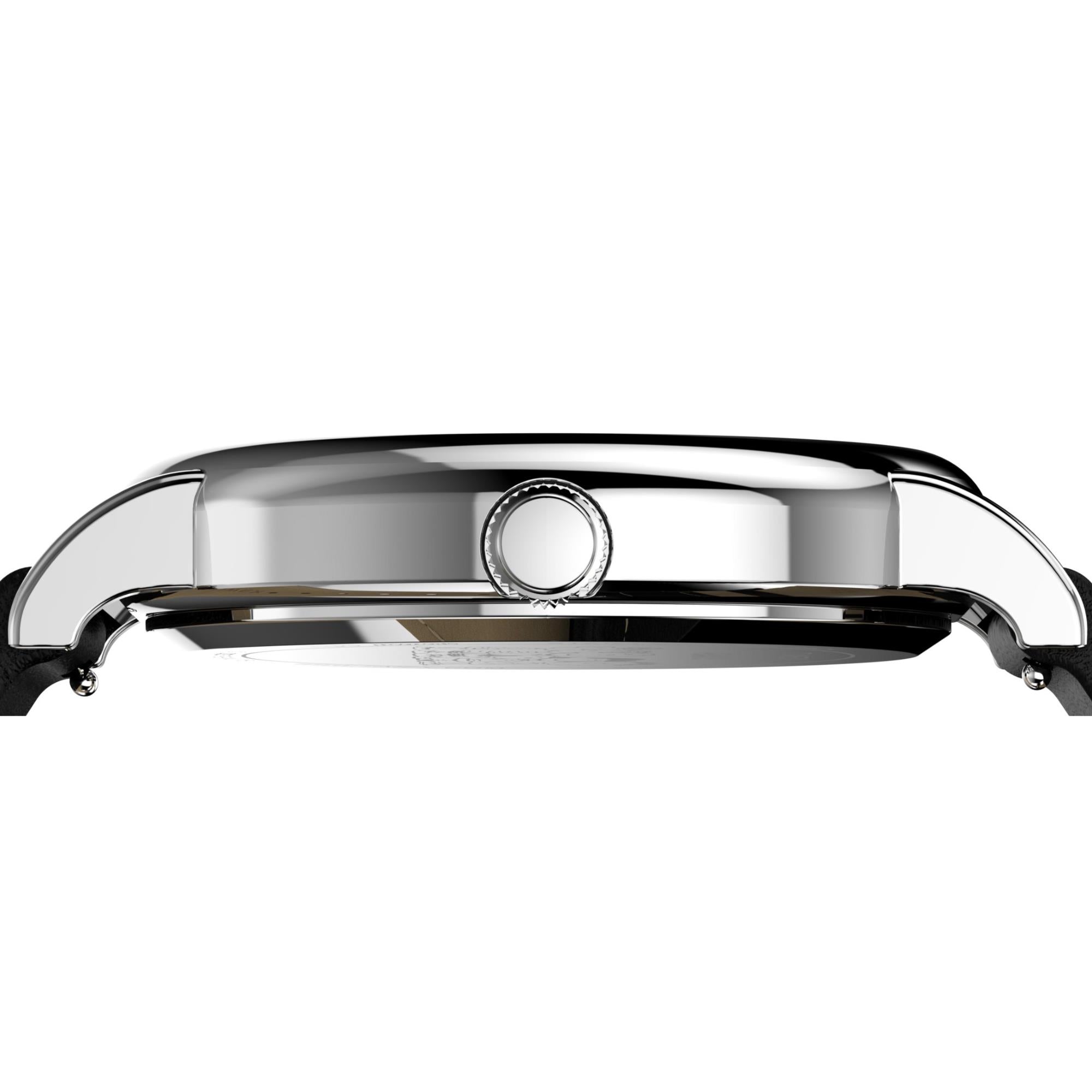 Timex Peanuts 38mm White Dial Leather Quartz Watch TW2Y31000