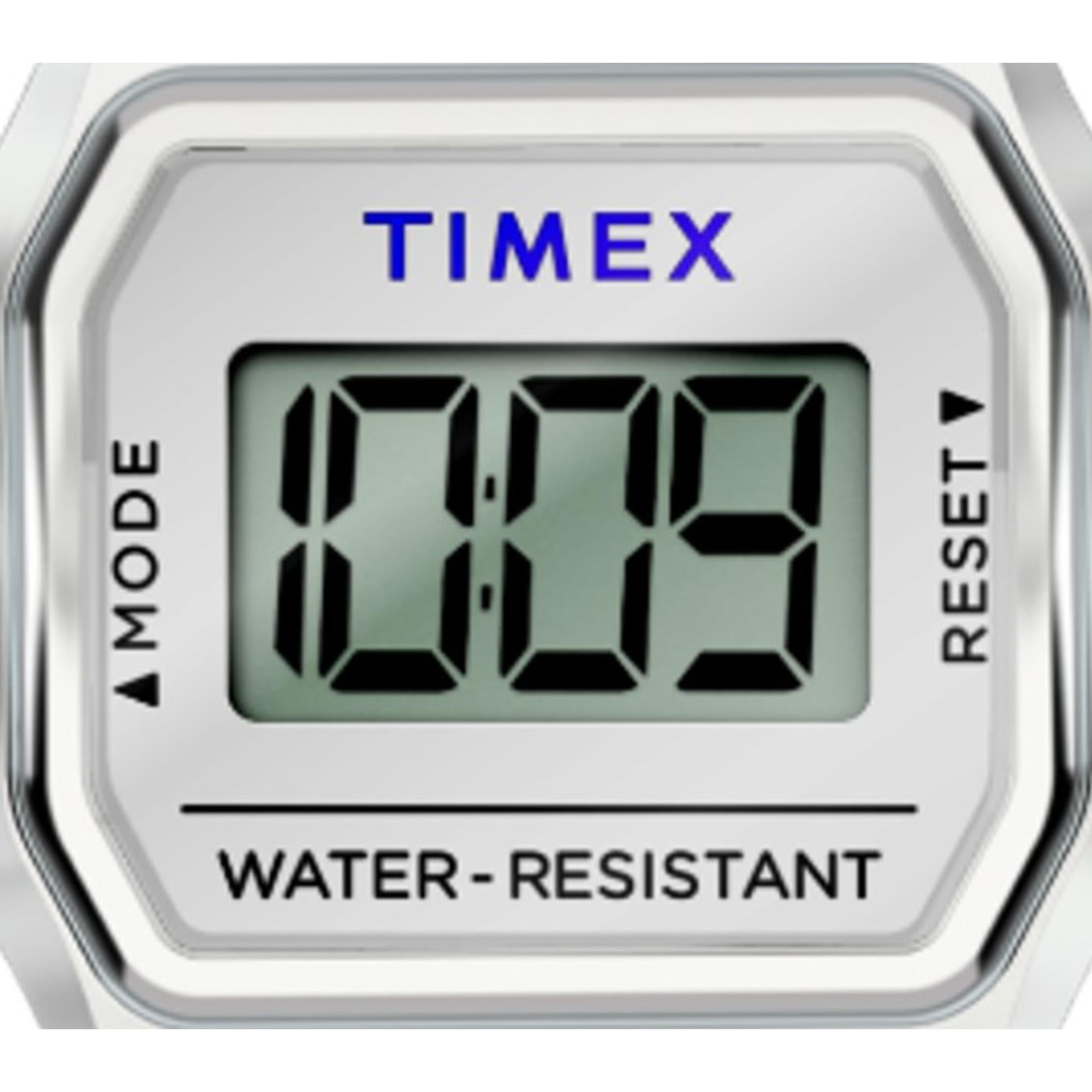 Timex T80 20mm Digital Steel Ladies Quartz Watch TW2Y46500