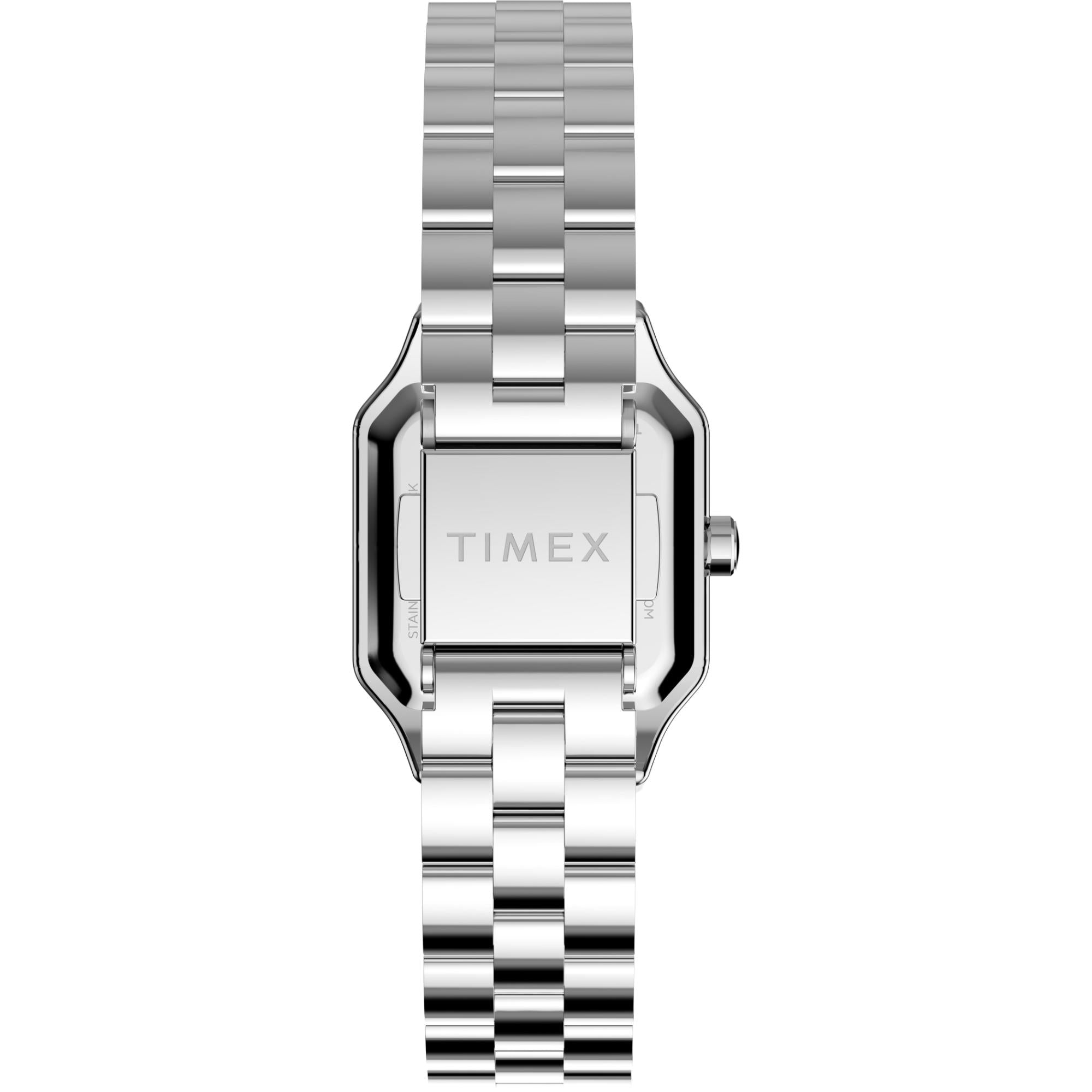 Timex Trend 23mm Silbernes Zifferblatt Stahl Damen Quarz Uhr TW2Y23800