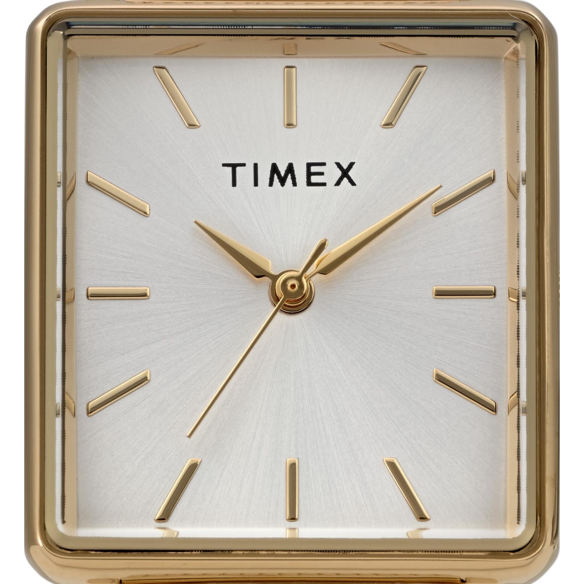 Timex Transcend 22mm Silver Dial Steel Ladies Quartz Watch TW2Y26100
