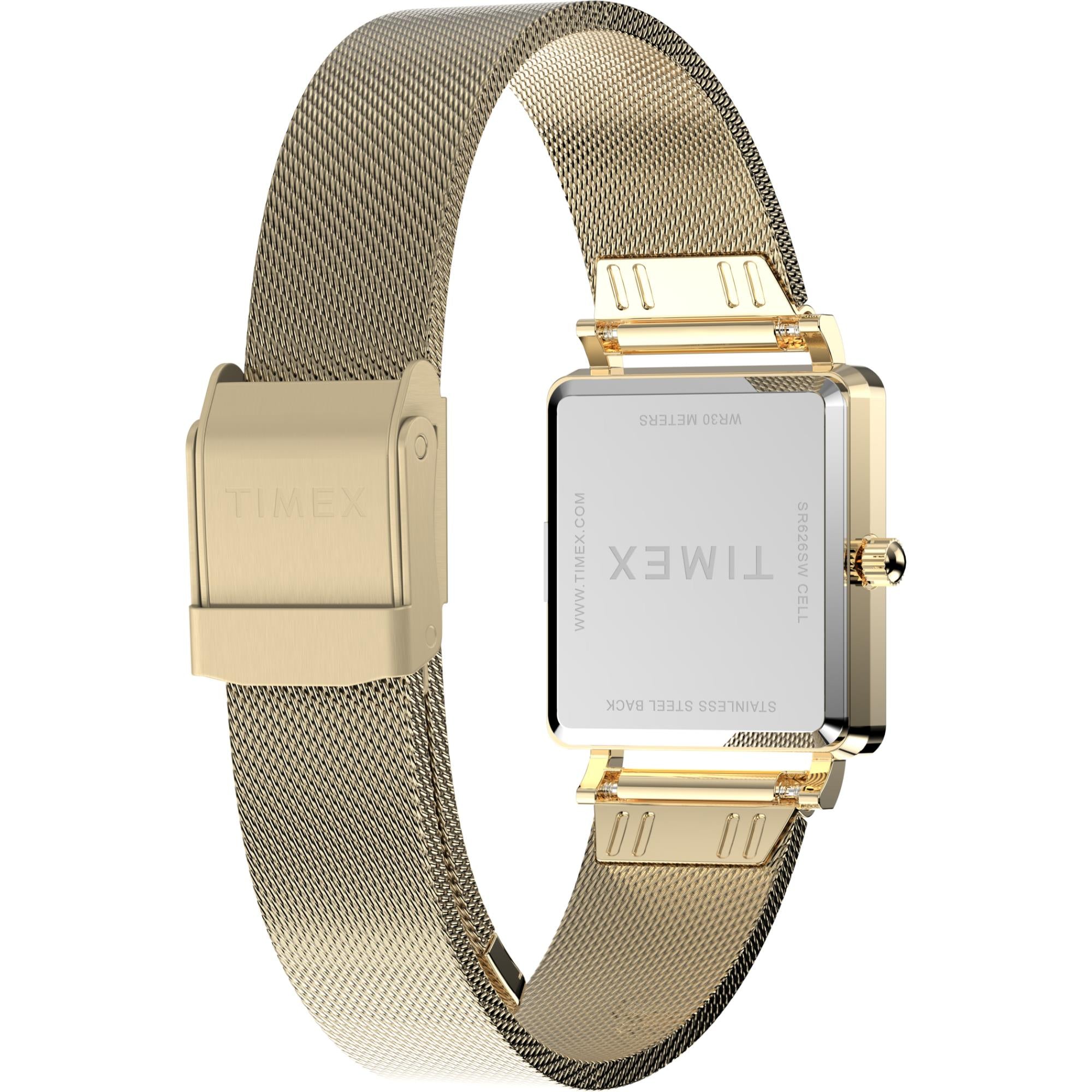 Timex Transcend 22mm Silver Dial Steel Ladies Quartz Watch TW2Y26100