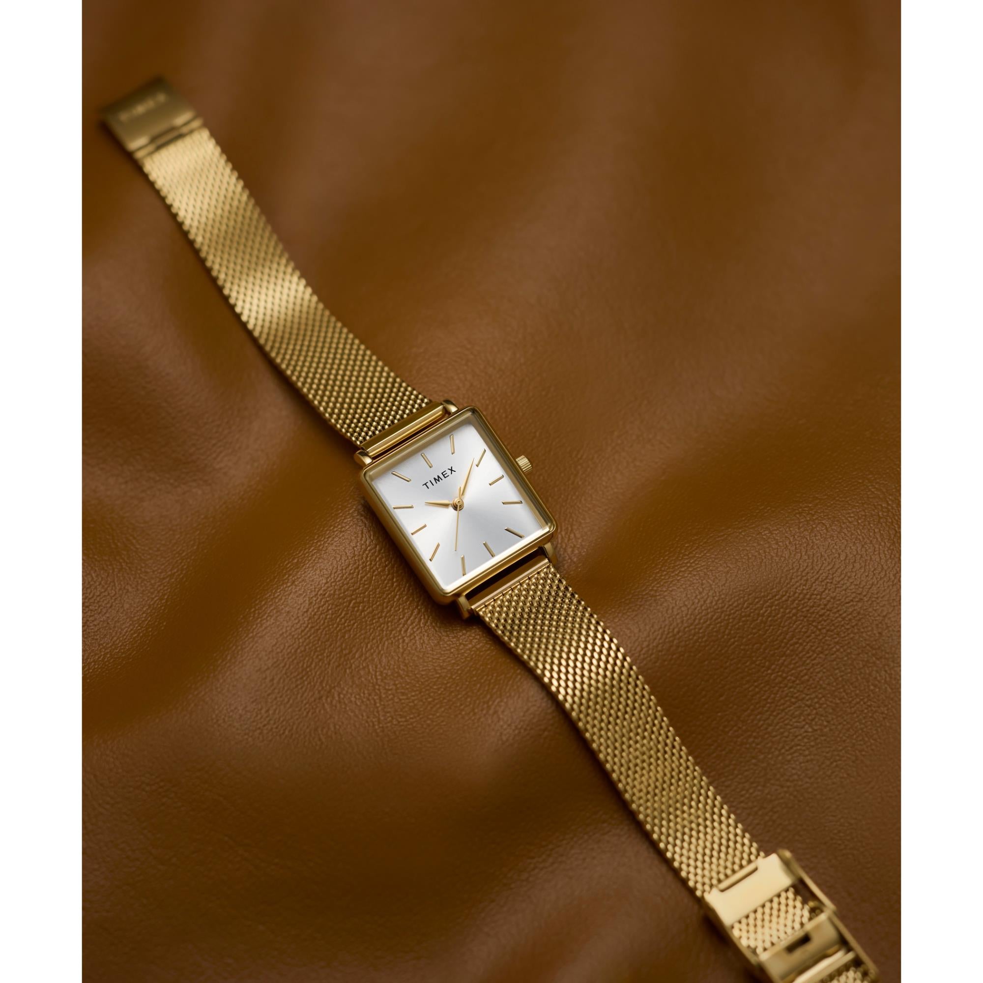 Timex Transcend 22mm Silver Dial Steel Ladies Quartz Watch TW2Y26100