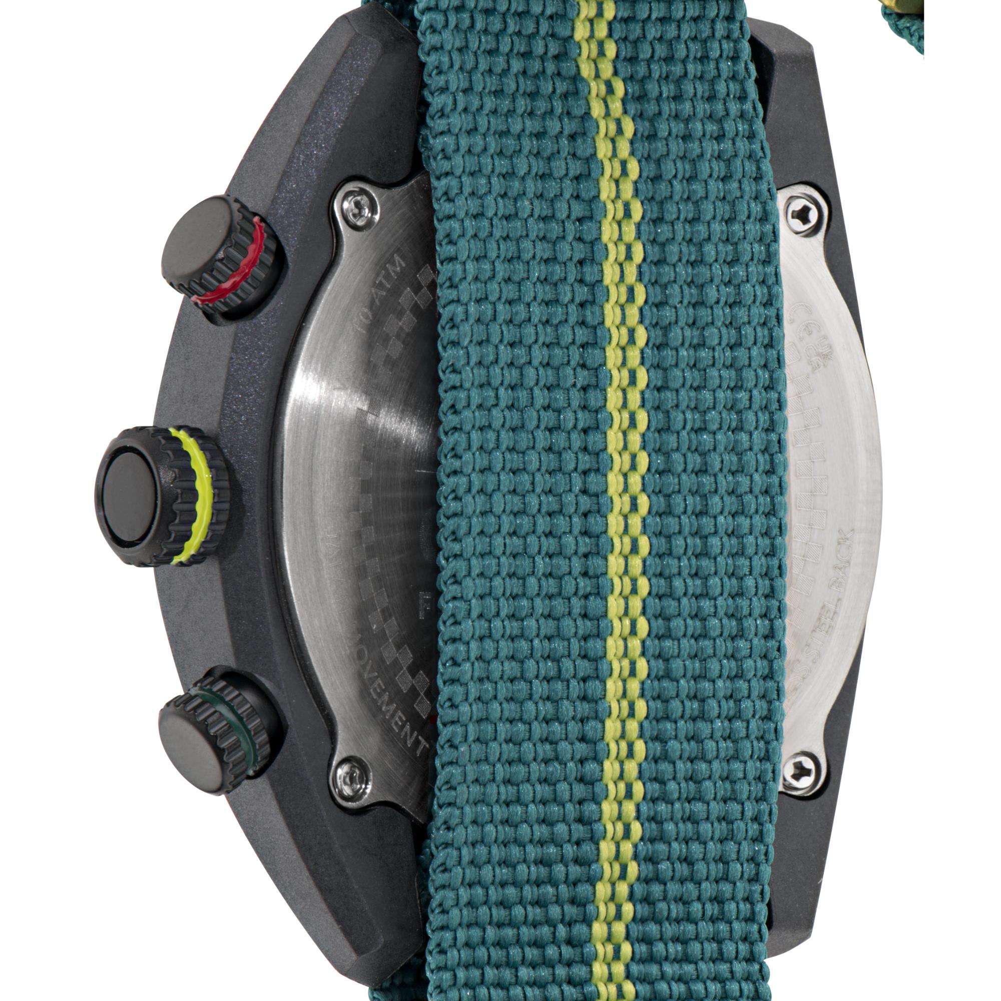 Aston Martin Aramco Green Dial Podium NATO Strap Men's Watch