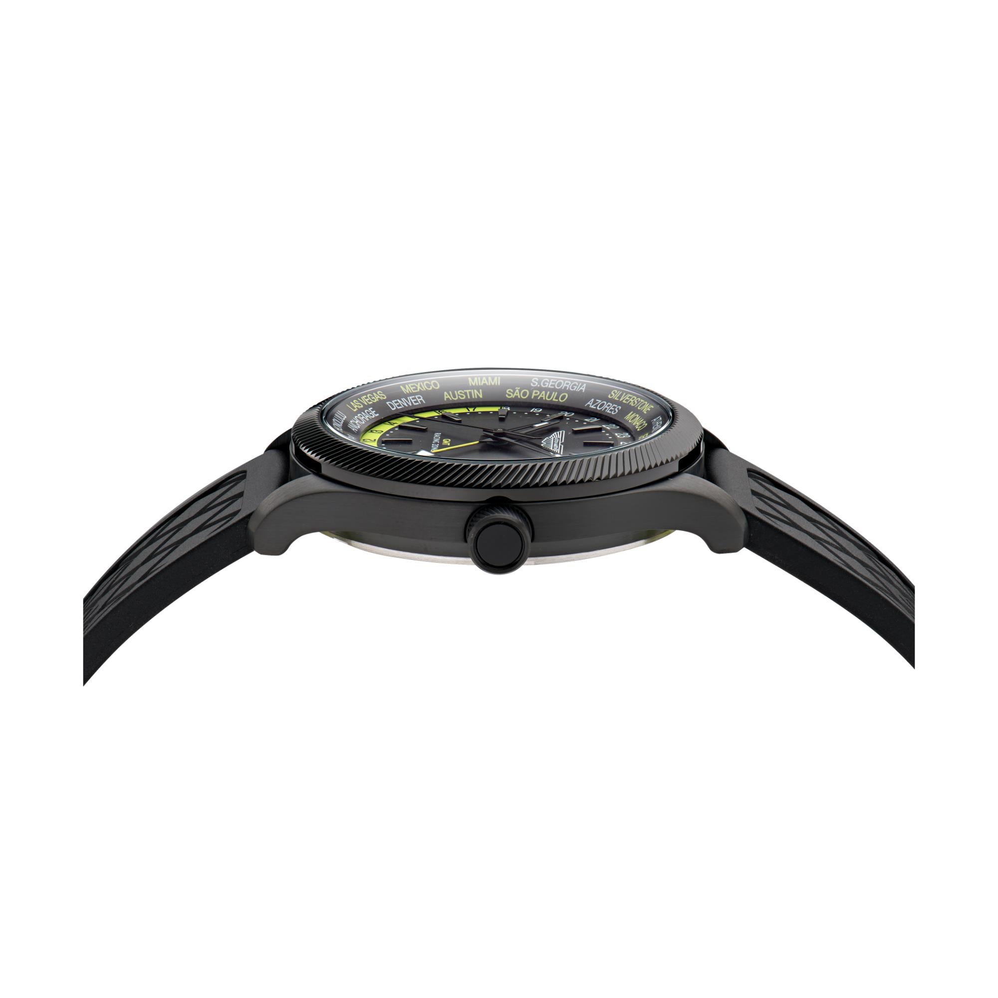 Aston Martin Quartz Black Dial RSST Bracelet Men's Watch MTIZ1F501