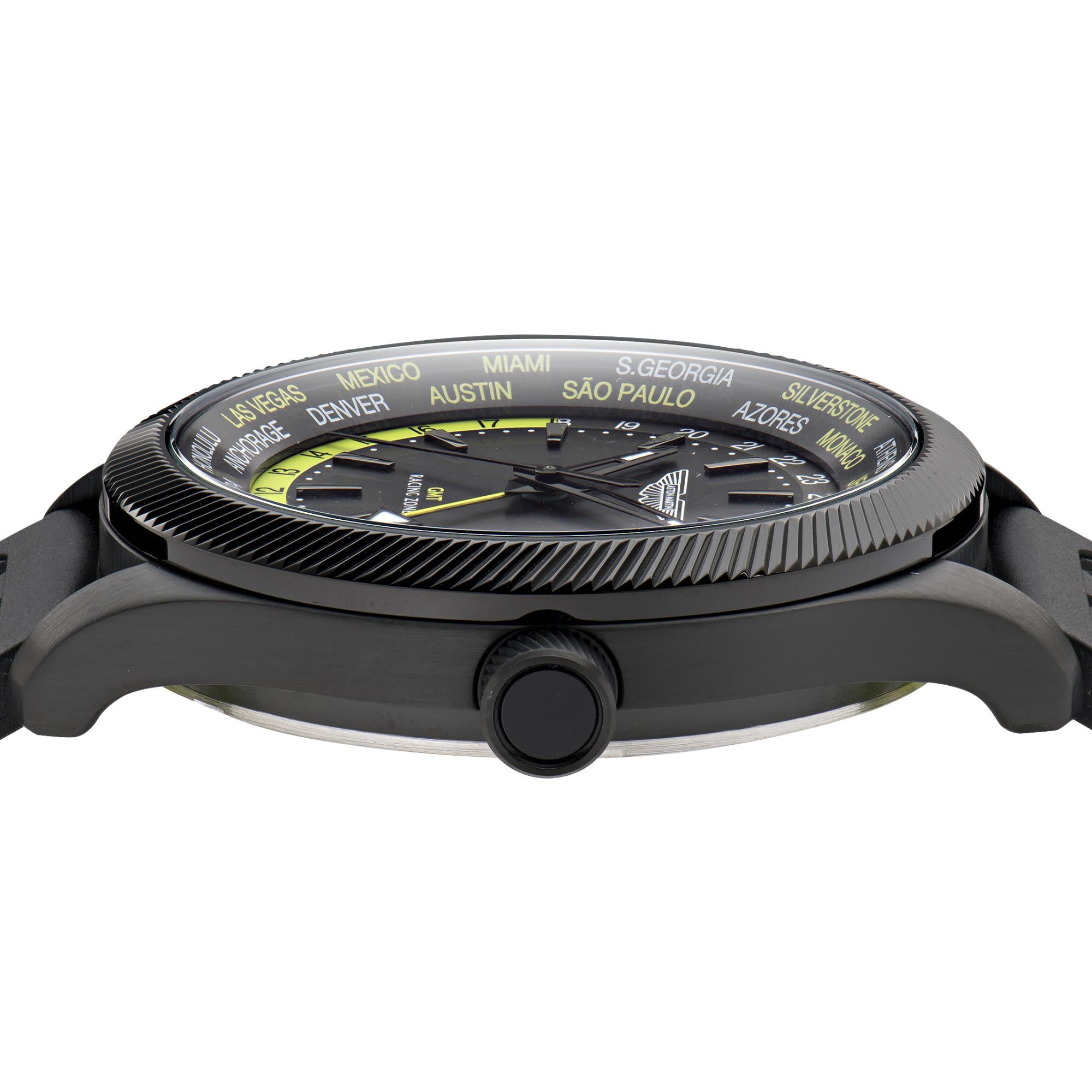 Aston Martin Quartz Black Dial RSST Bracelet Men's Watch MTIZ1F501