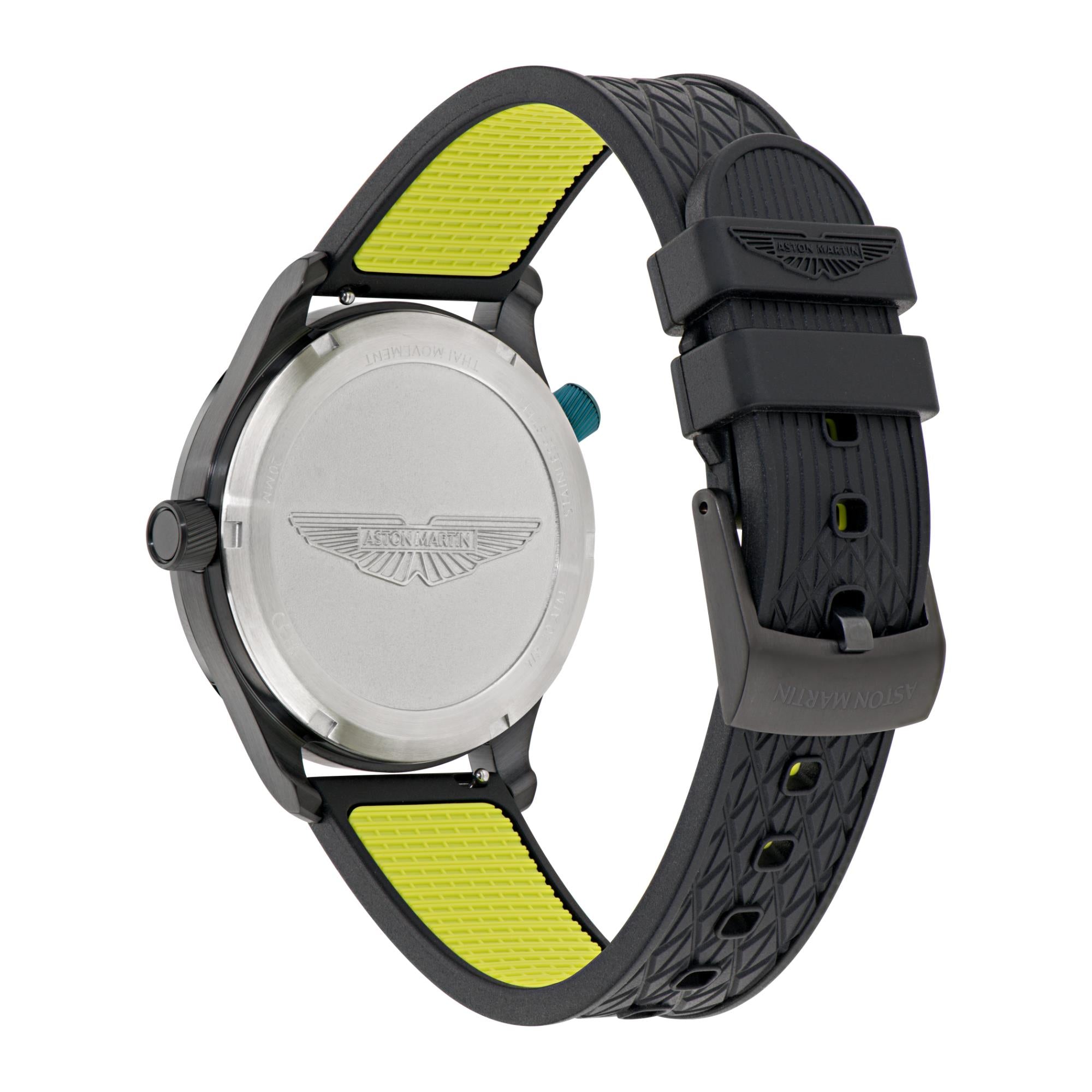 Aston Martin Quartz Black Dial RSST Bracelet Men's Watch MTIZ1F501