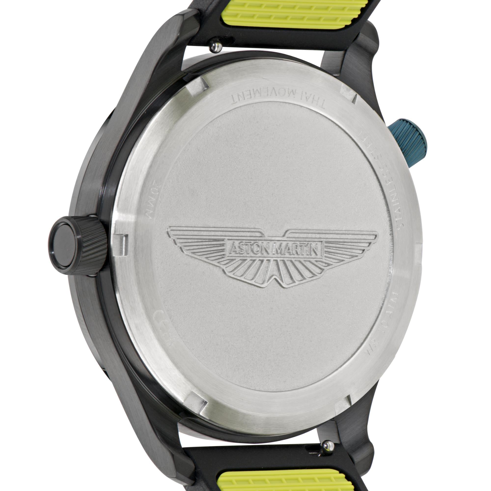 Aston Martin Quartz Black Dial RSST Bracelet Men's Watch MTIZ1F501