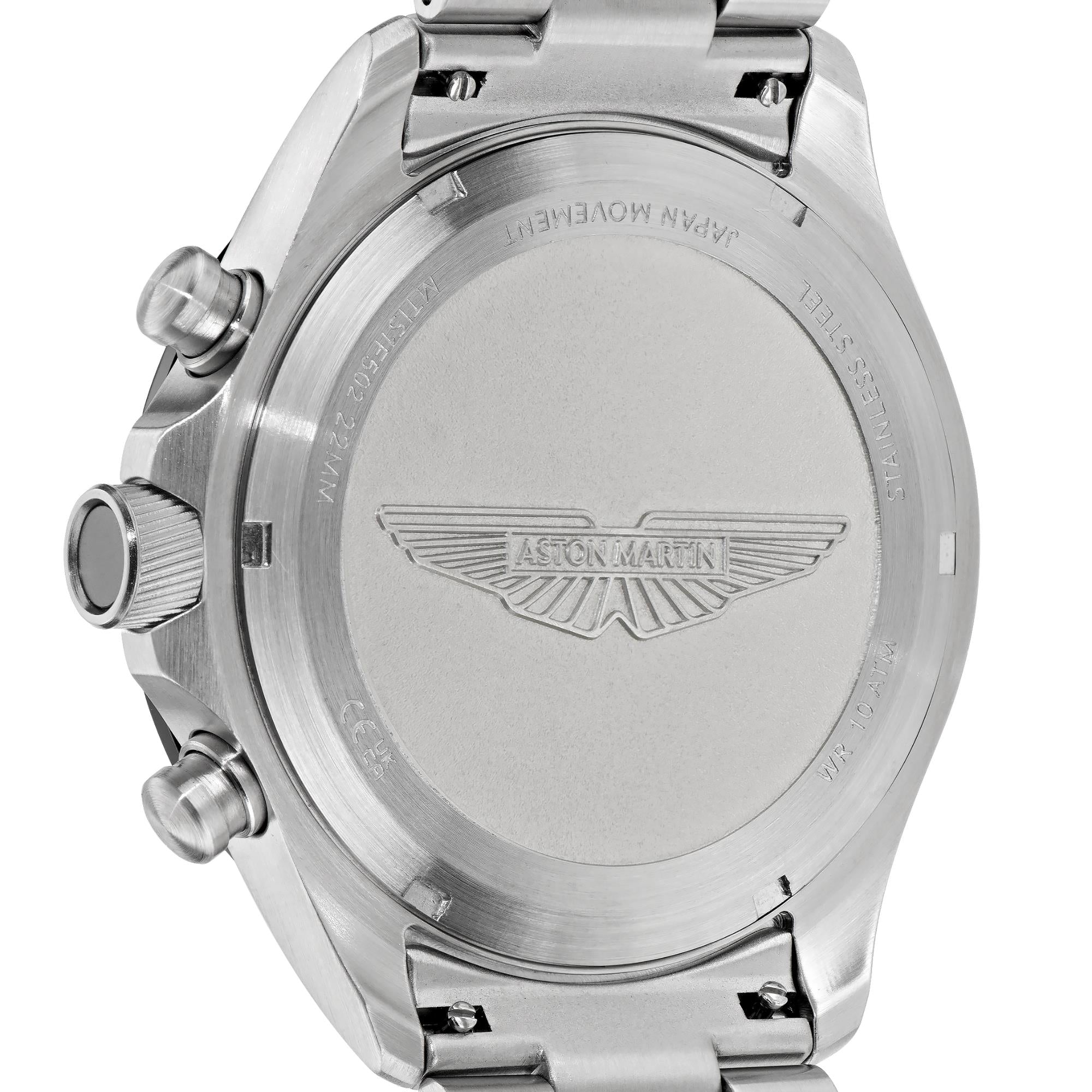 Aston Martin Quartz Chronograph Green Dial RSST Bracelet Men's Watch MTIS1F502