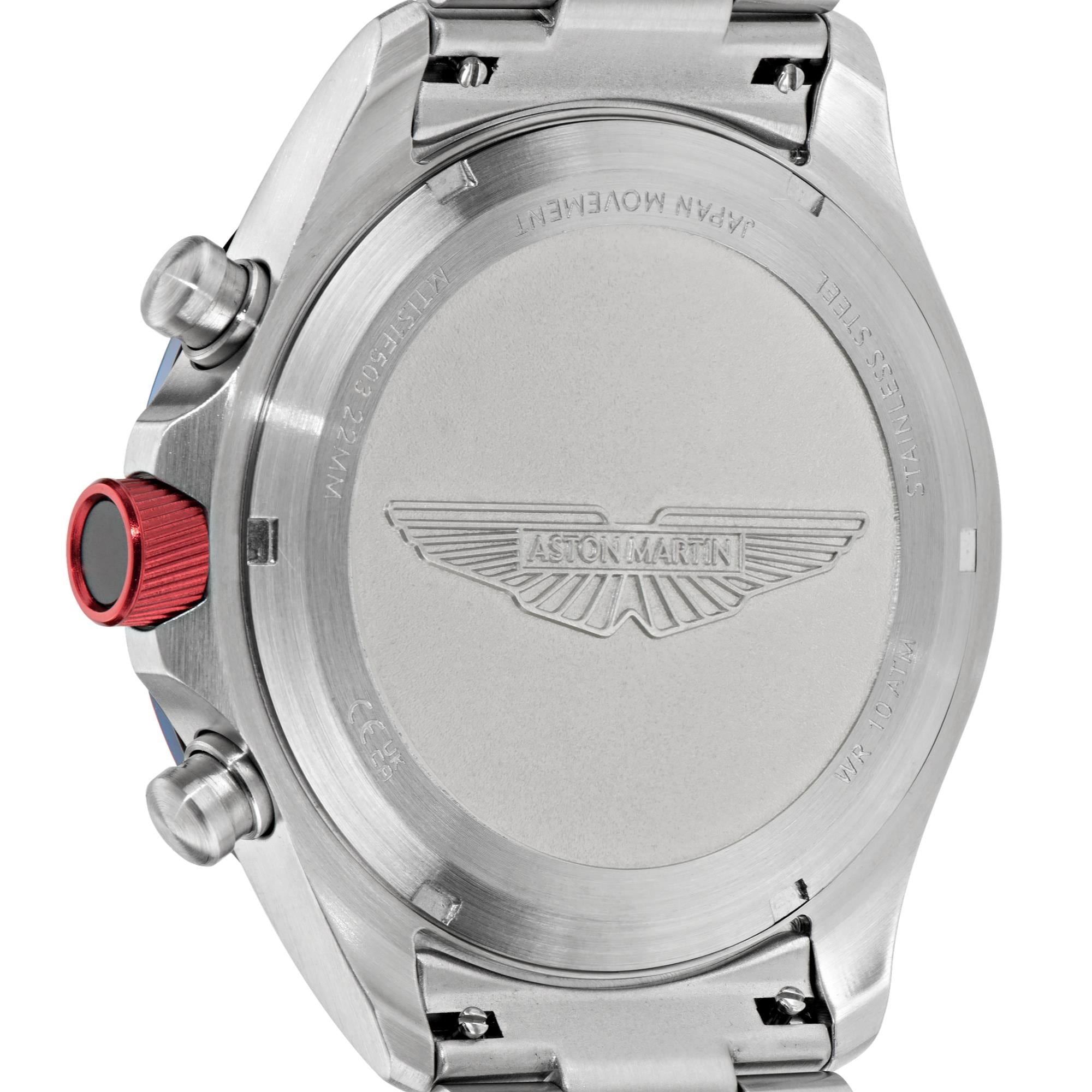 Aston Martin Quartz Chronograph Blue Dial RSST Bracelet Men's Watch MTIS1F503
