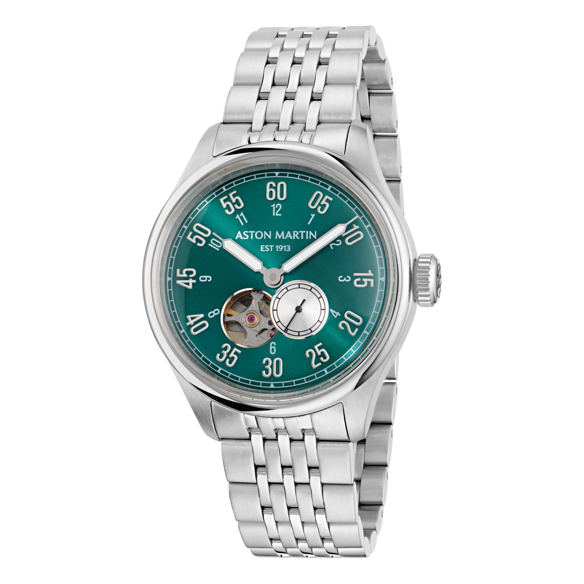 Aston Martin Automatic Green Dial RSST Bracelet Men's Watch MTTS1F504