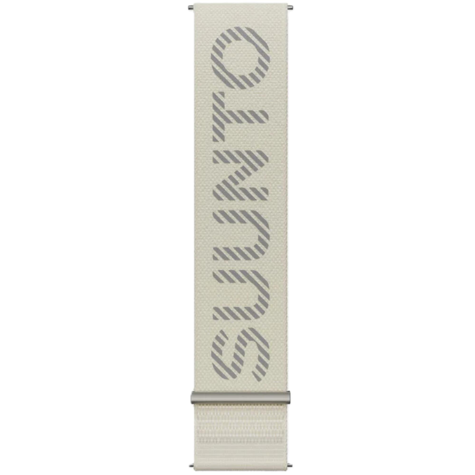Suunto Athletic 7 Loop Frost Gray textile watch strap flat front view