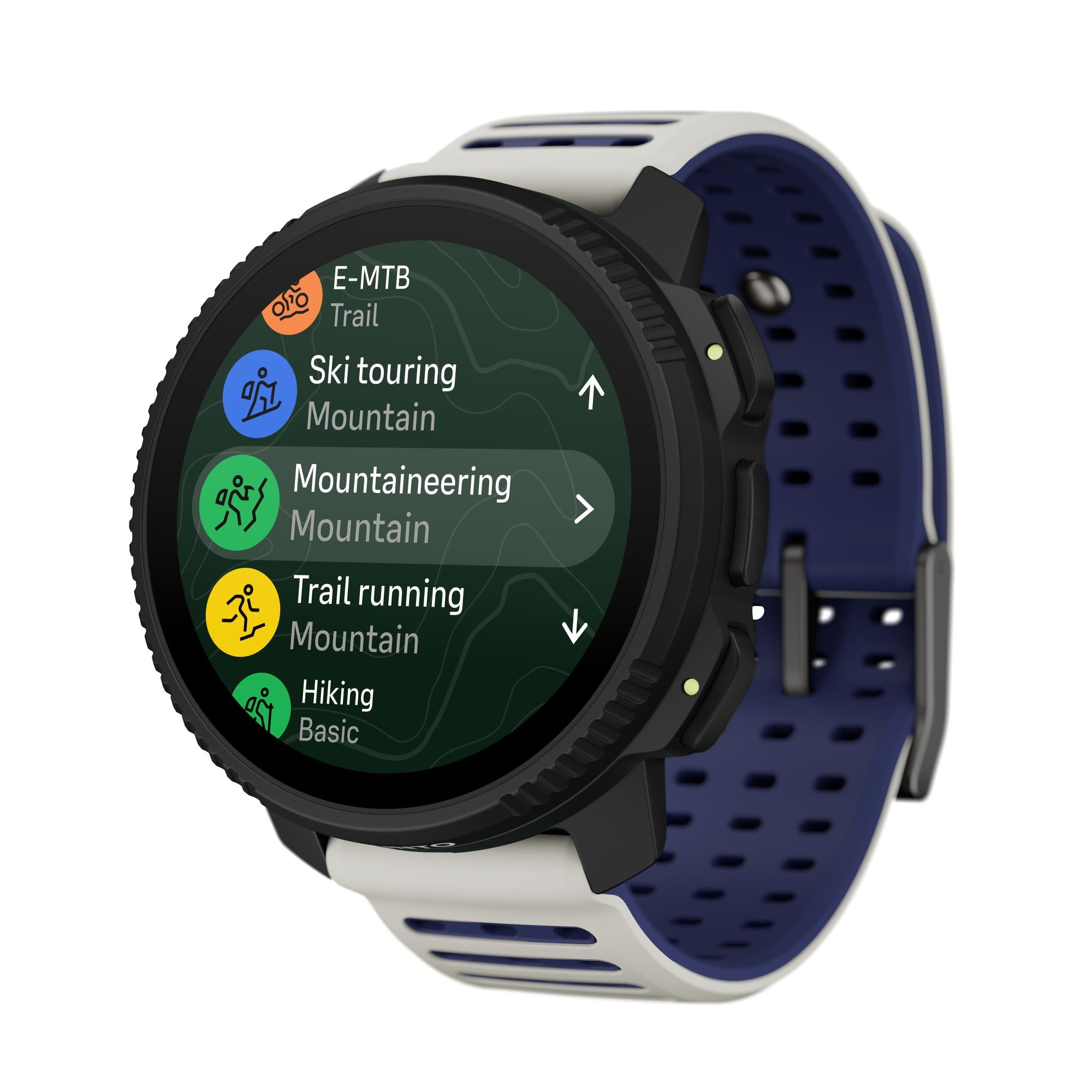 Suunto Vertical 2 Arctic Gray AMOLED Digital Silicone Strap Smart Watch SS051205000