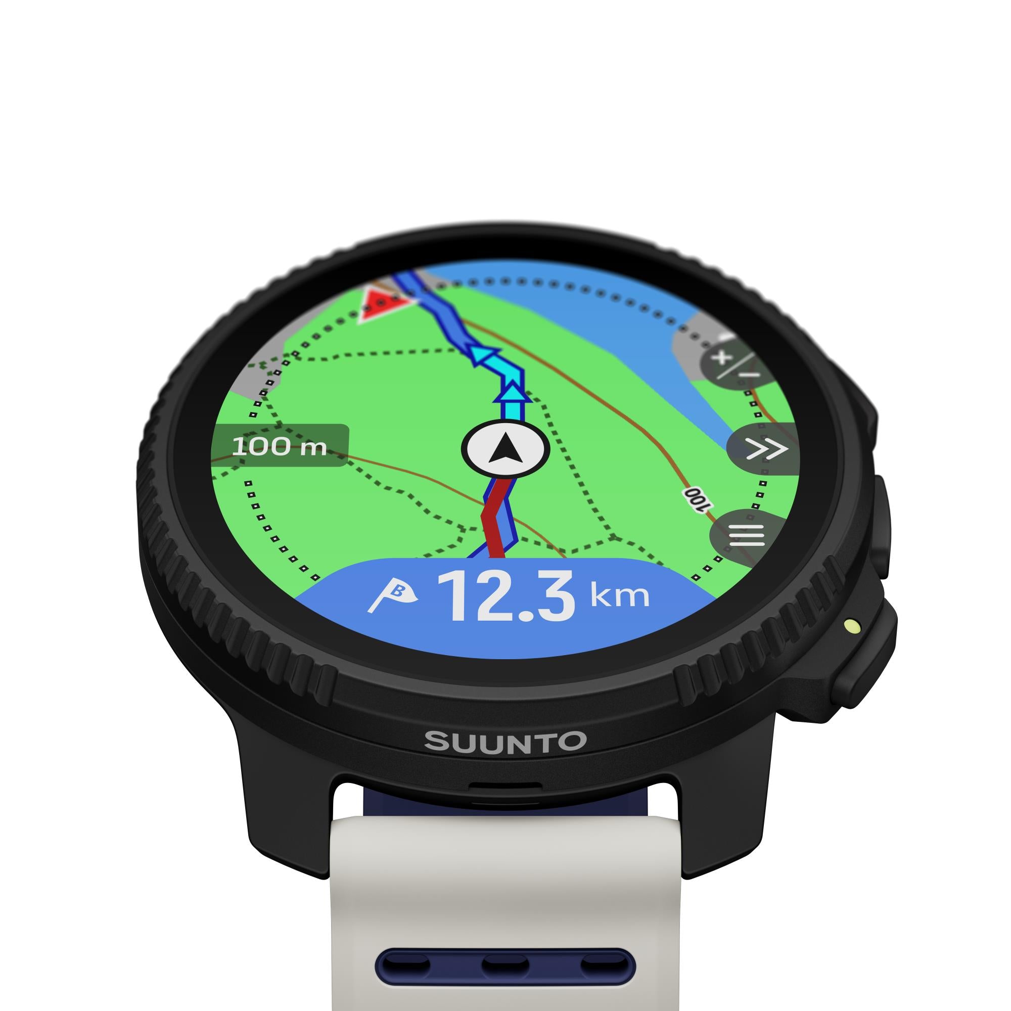 Suunto Vertical 2 Arctic Gray AMOLED Digital Silicone Strap Smart Watch SS051205000