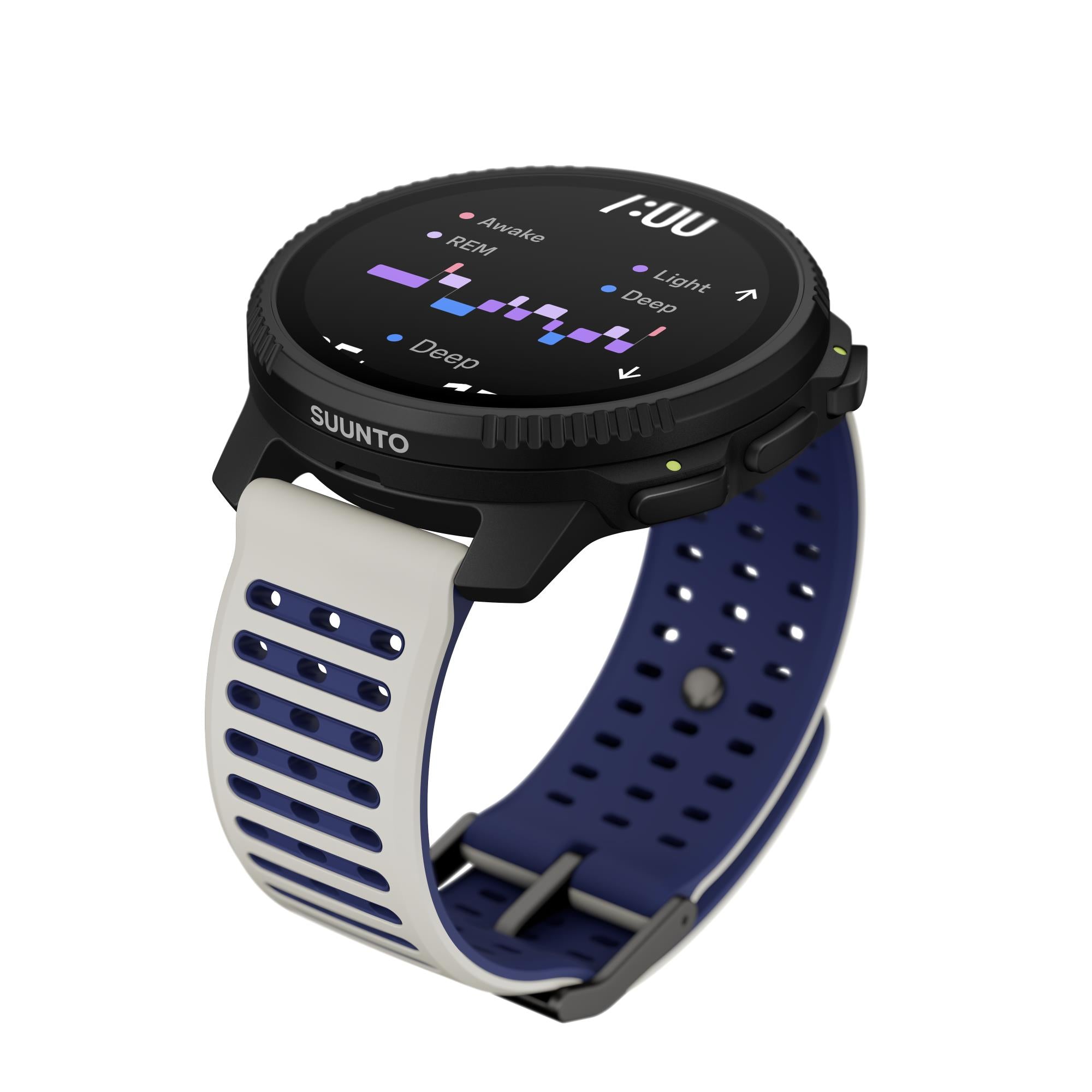 Suunto Vertical 2 Arctic Gray AMOLED Digital Silicone Strap Smart Watch SS051205000