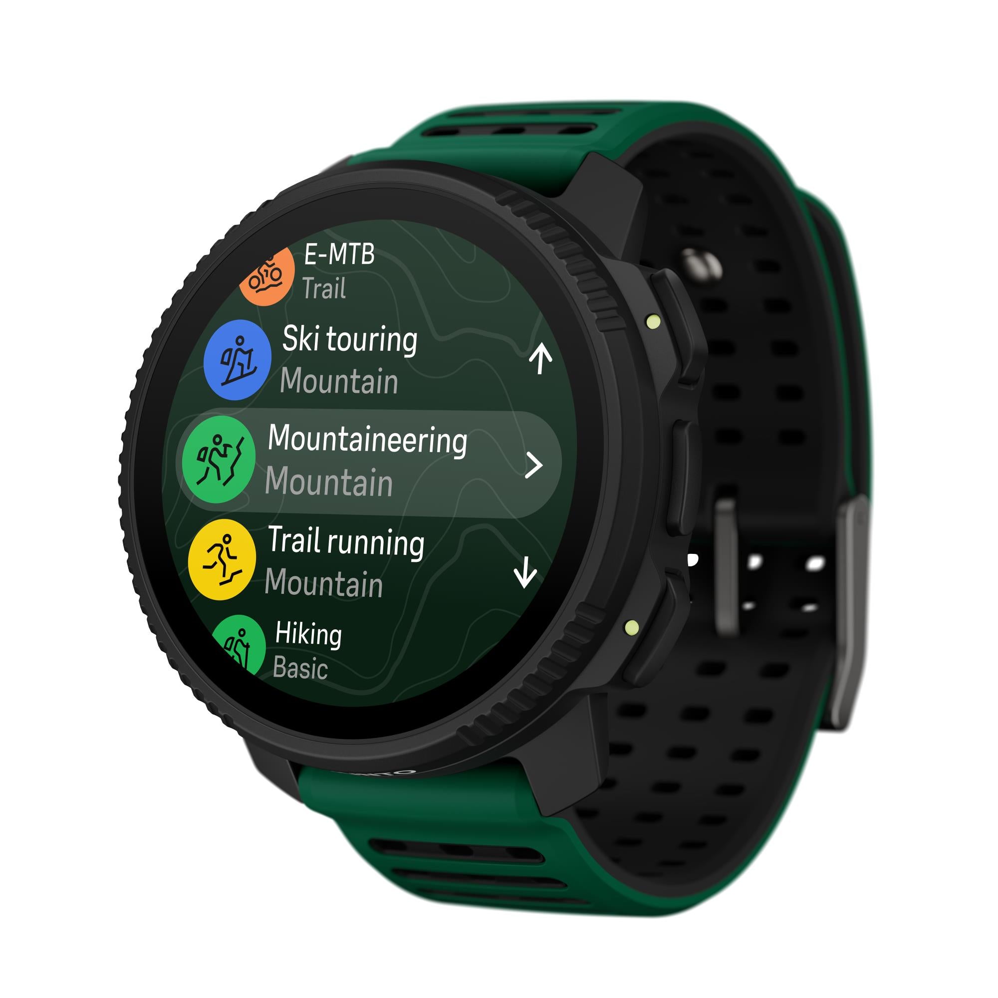 Suunto Vertical 2 Pine Green AMOLED Digital Silicone Strap Smart Watch SS051207000