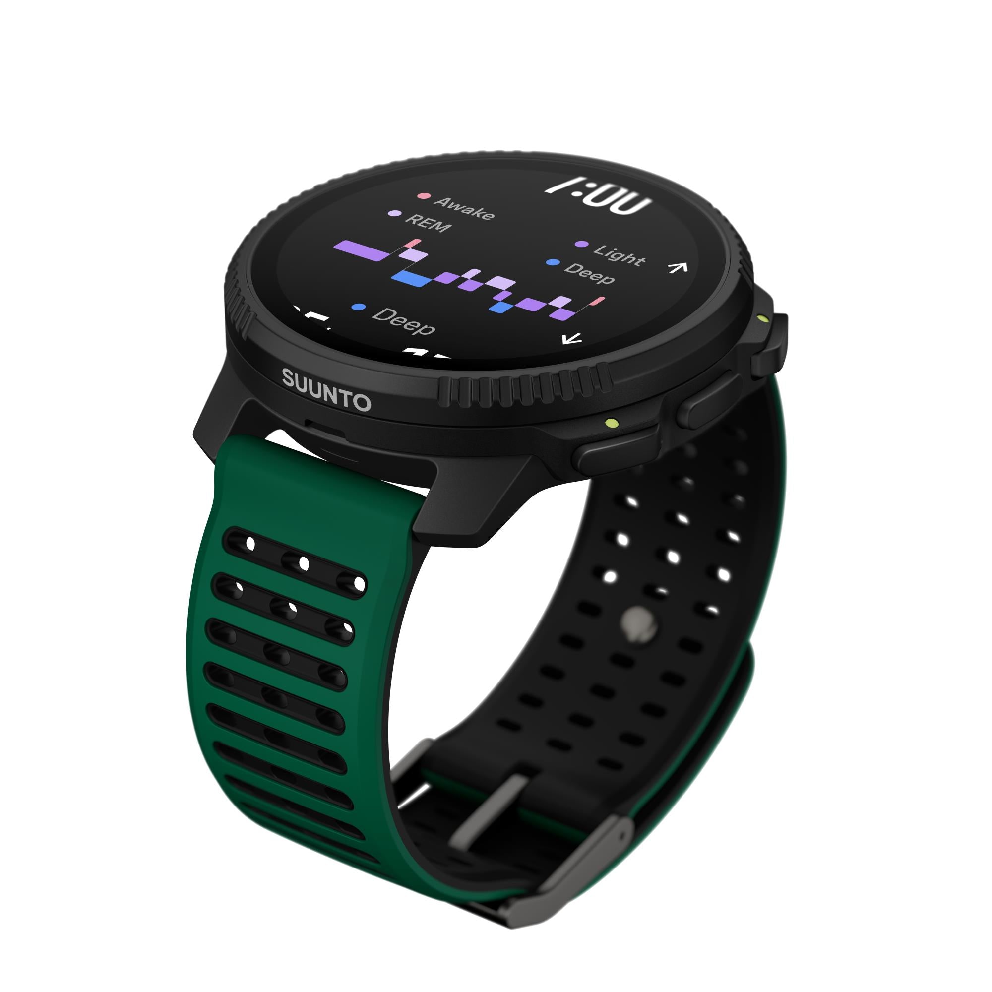 Suunto Vertical 2 Pine Green AMOLED Digital Silicone Strap Smart Watch SS051207000