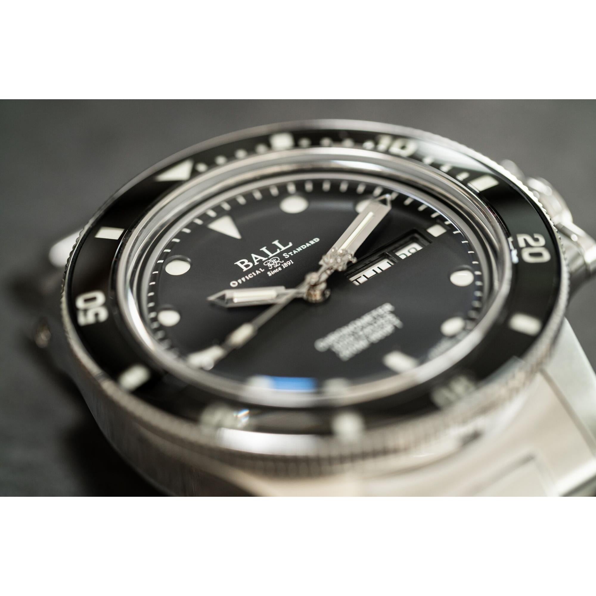 BALL Engineer Hydrocarbon Original Black Dial Stainless Steel Men’s Watch DM2118B-SCJ-BK - WatchNation