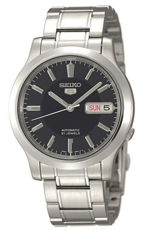 Seiko 5 Classic Automatik Blaues Zifferblatt Stahlarmband Herren Uhr SNK793K1