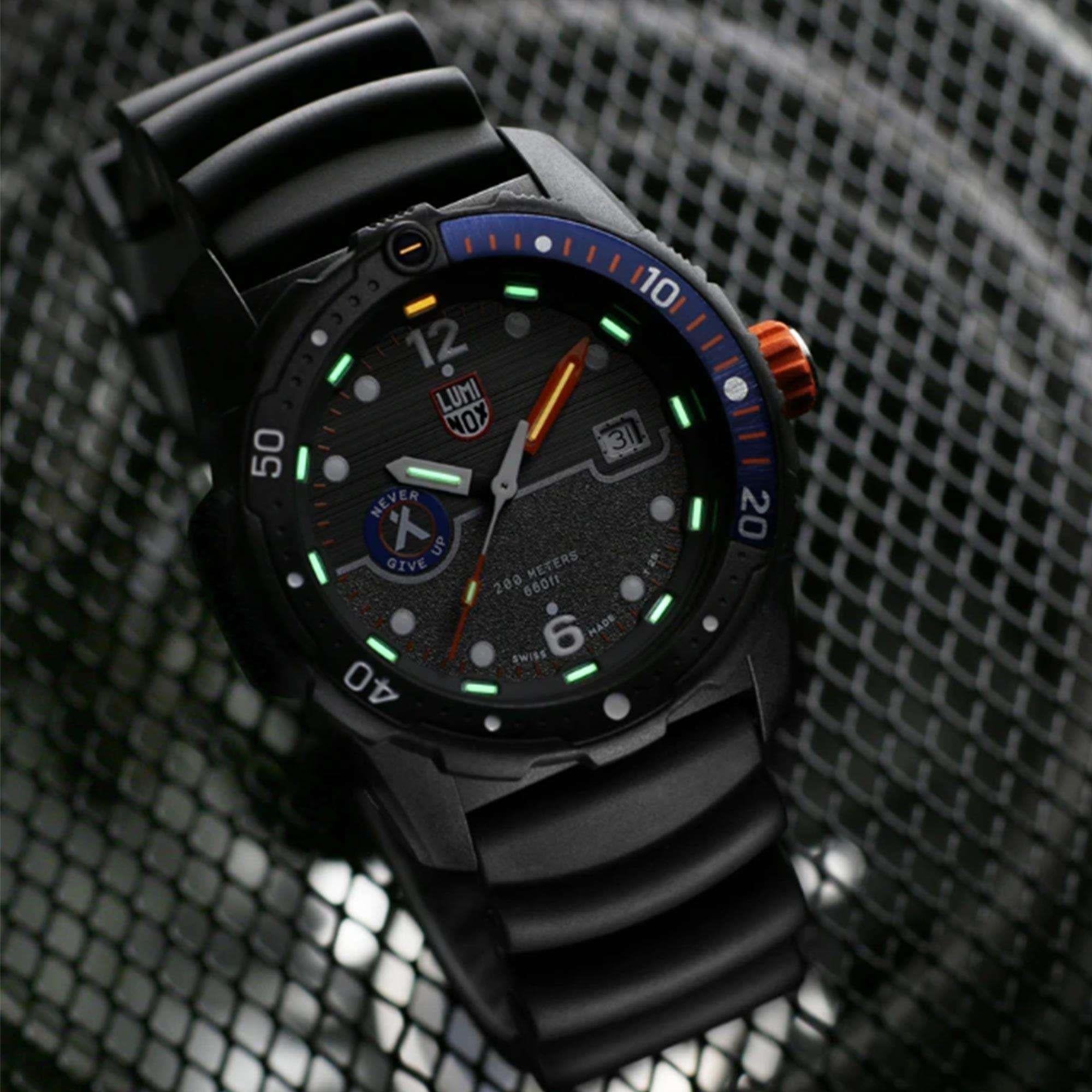 Luminox Bear Grylls Survival SEA 3720 Serie Schwarzes Zifferblatt Herren Uhr XB.3723