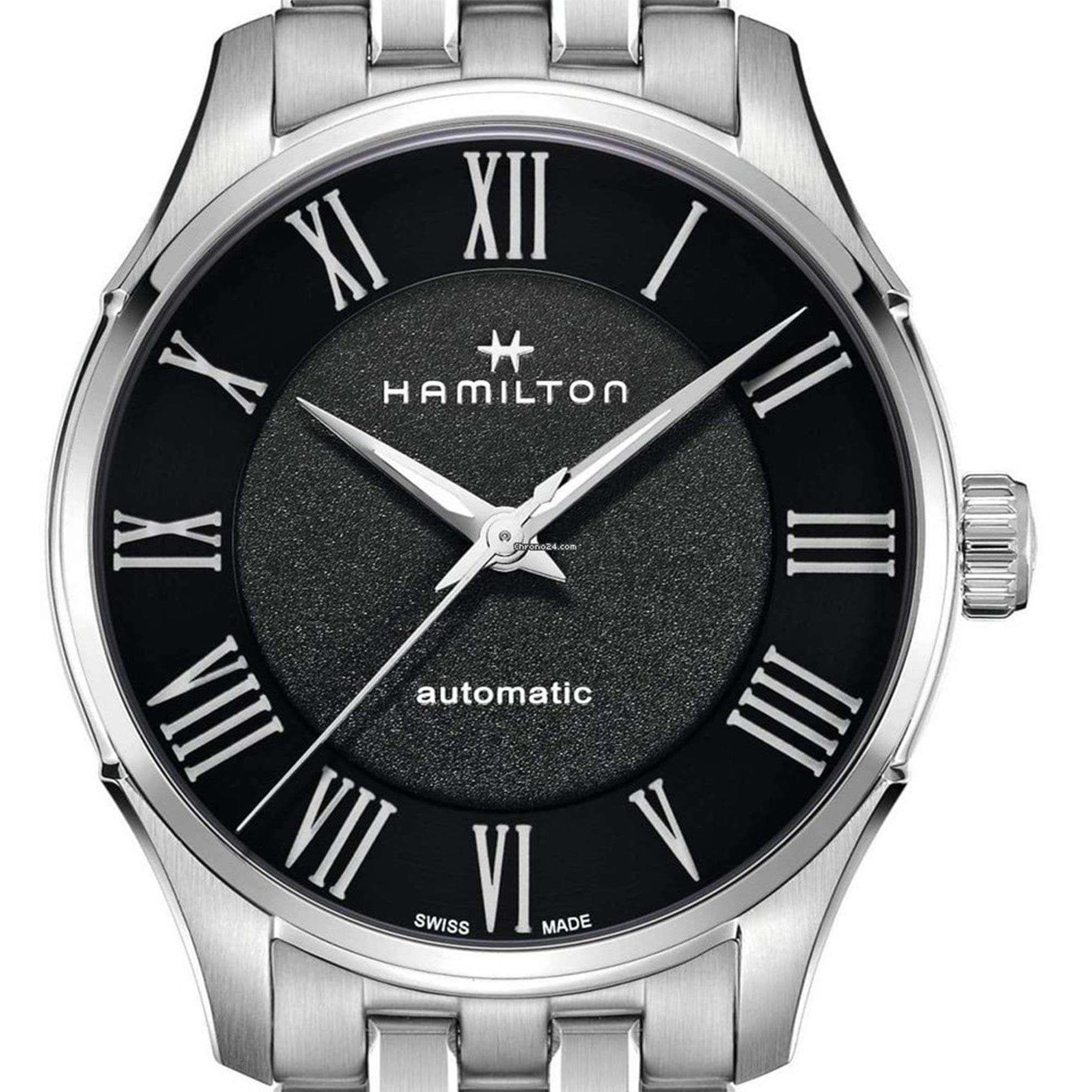 Hamilton Jazzmaster 40mm Black Dial Steel Mens Automatic Watch H42535130