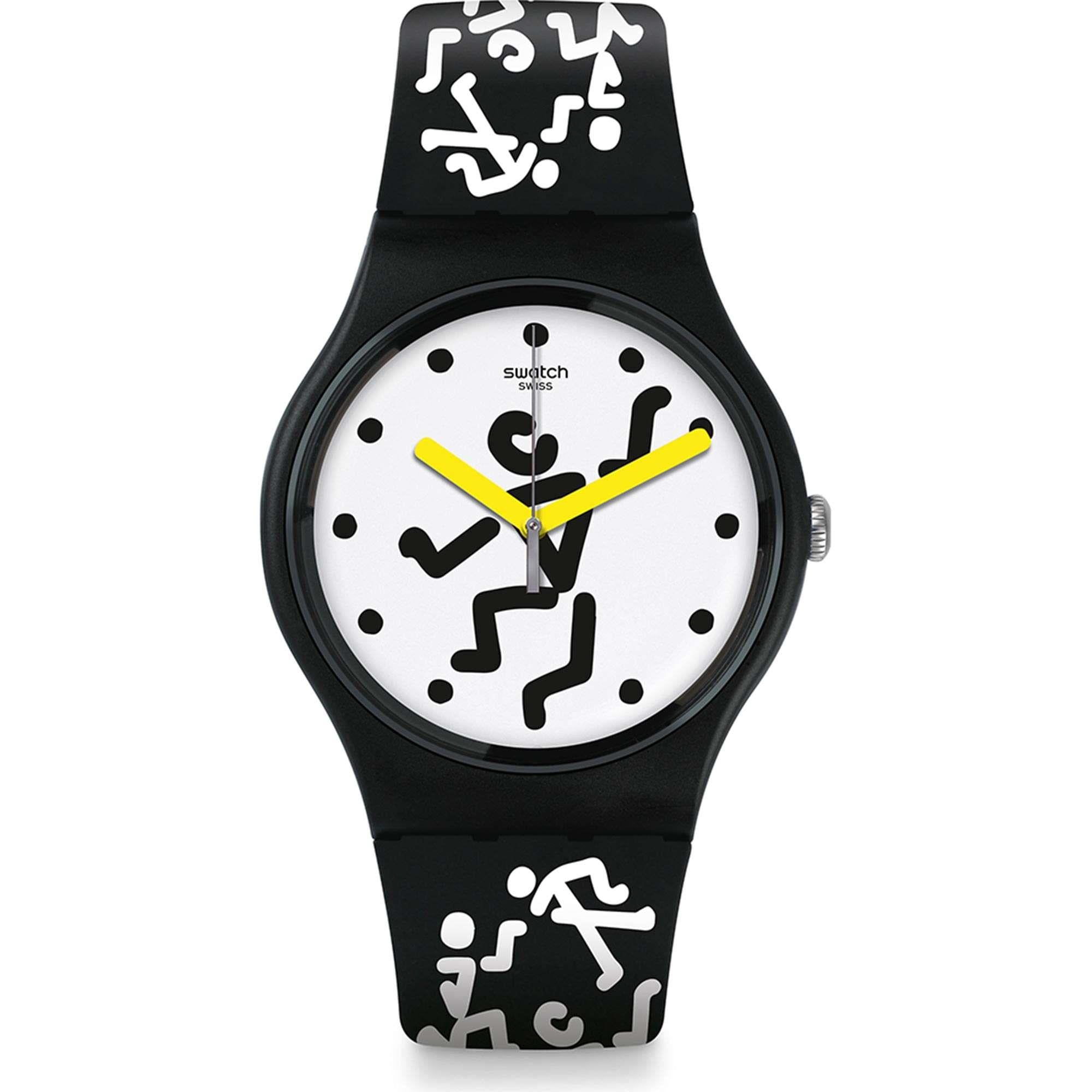 Swatch Zanaka Quarz Herren Uhr SUOZ265S